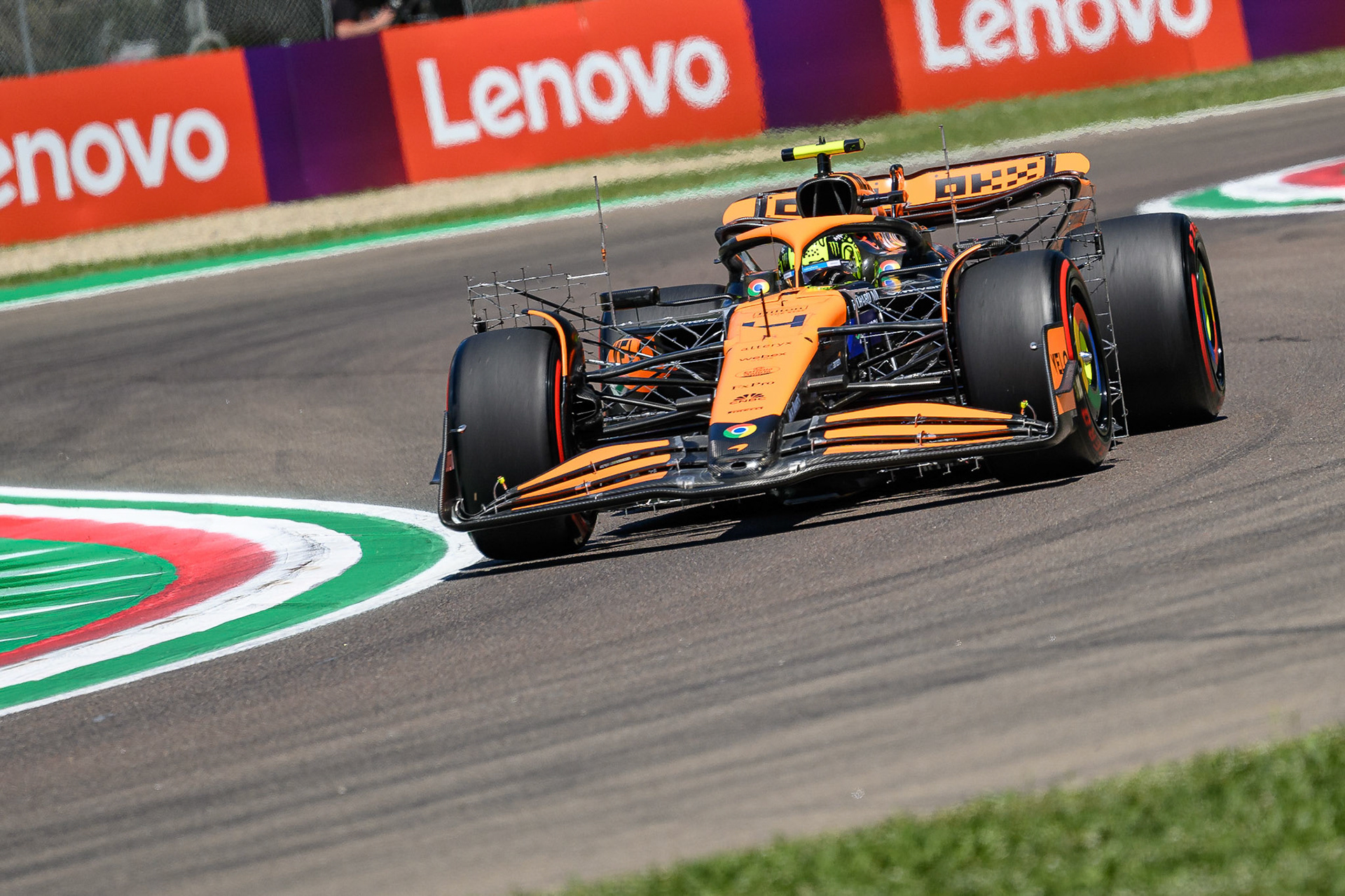 Lando Norris #4, McLaren Formula 1 Team; F1 GP Imola / Italien Freitag, 17.05.2024