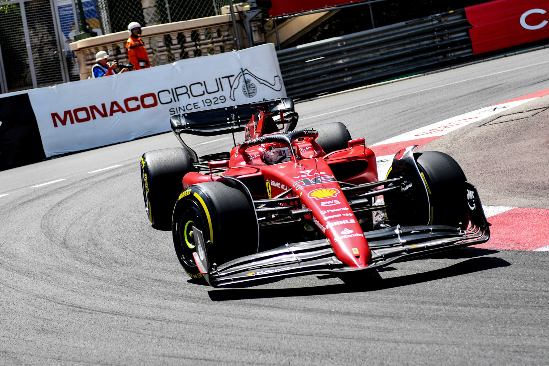 Charles Leclerc (MCO) Scuderia Ferrari; Formel 1 Monaco am 27.05.2022