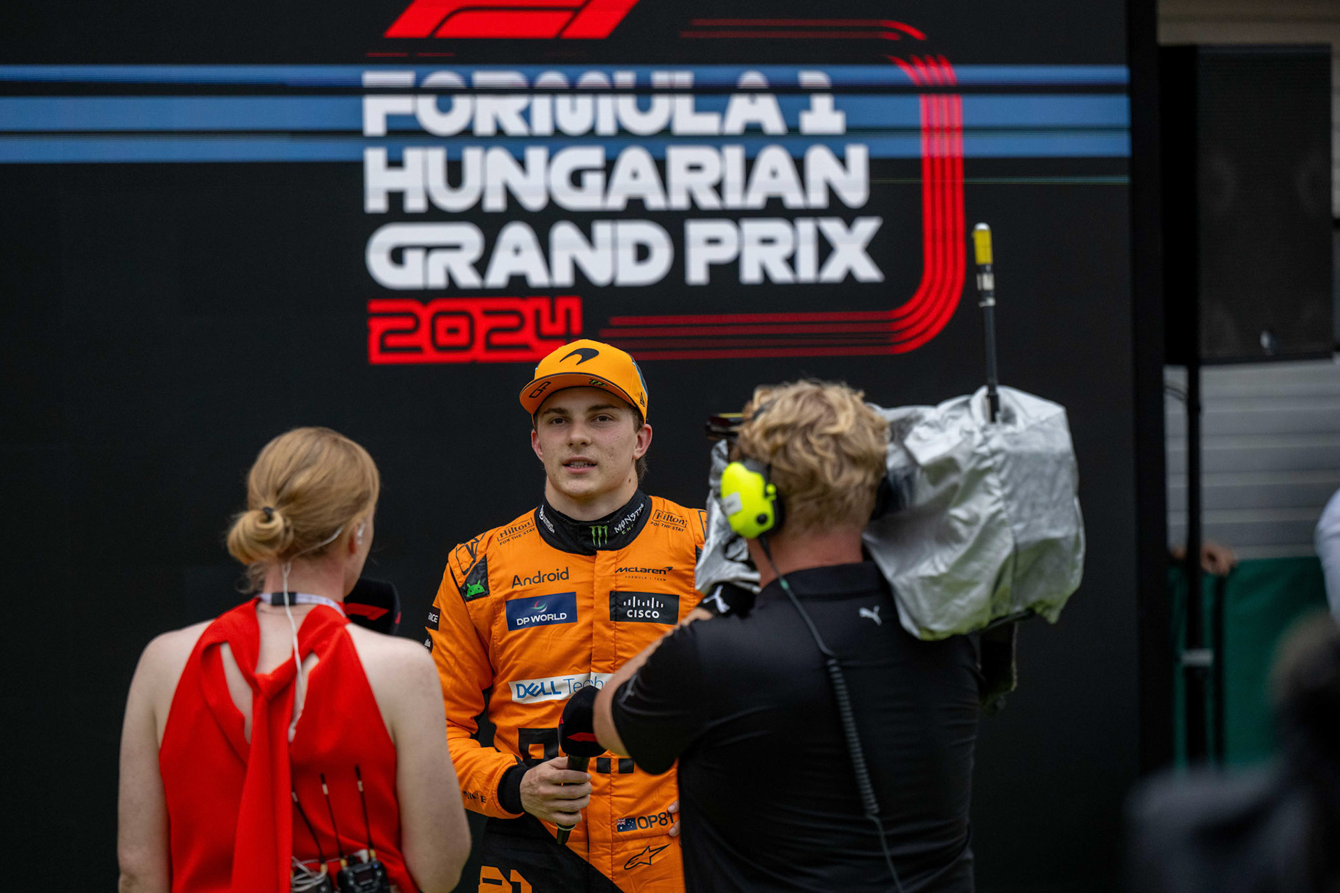 Oscar Piastri #81, McLaren Formula 1 Team;Formel 1 Budapest / Ungarn, 20.07.2024