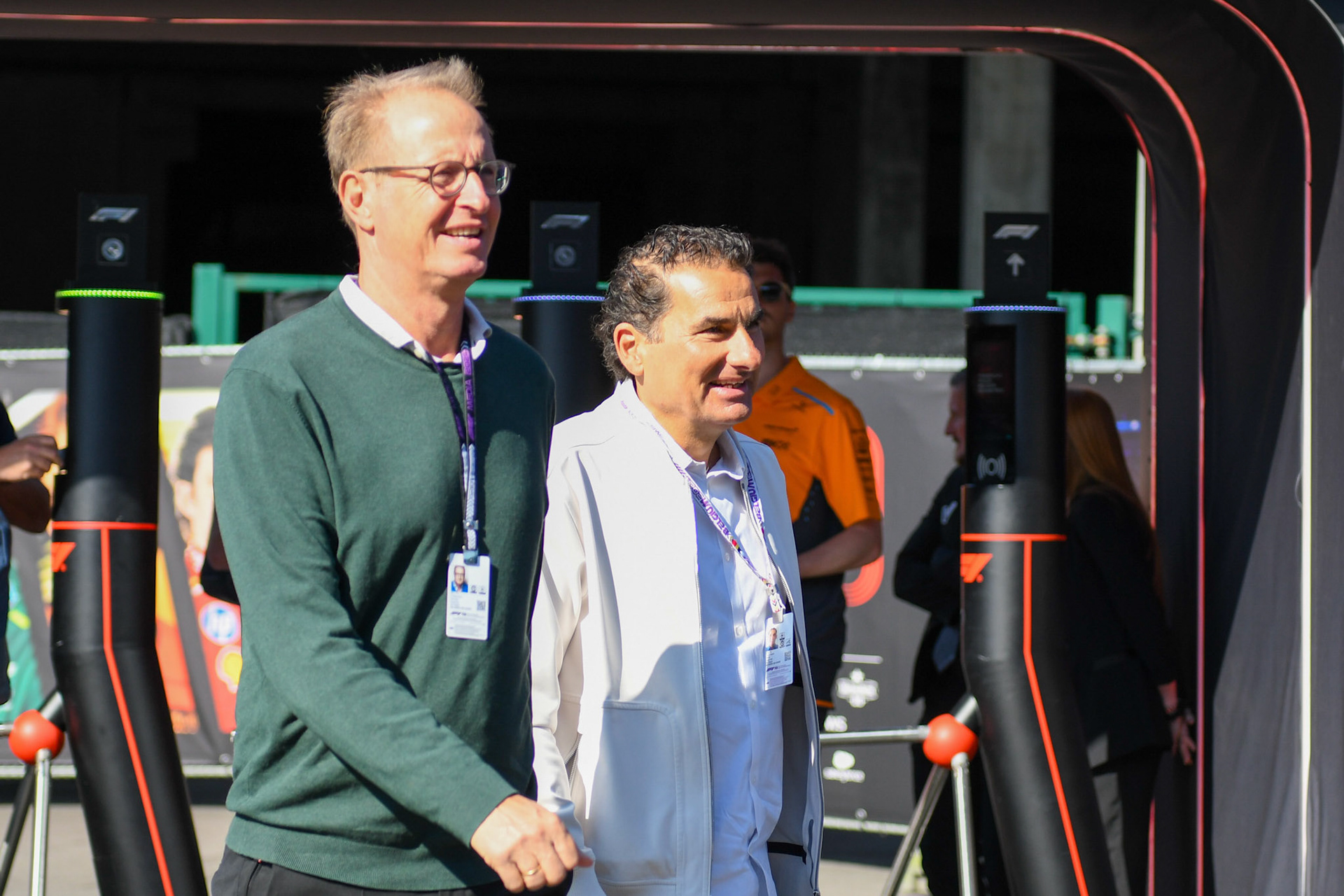 Florian König und Felix Görner, RTL;Formel 1 GP Spa / Belgien. Sonntag, 28.07.2024