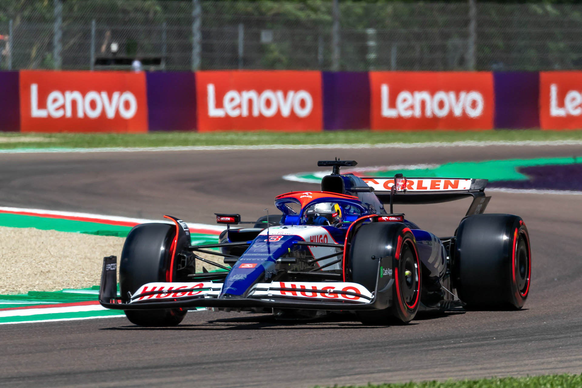 Daniel Ricciardo, #3, Visa Cash App RB Formula One Team; F1 GP Imola / Italien Freitag, 17.05.2024