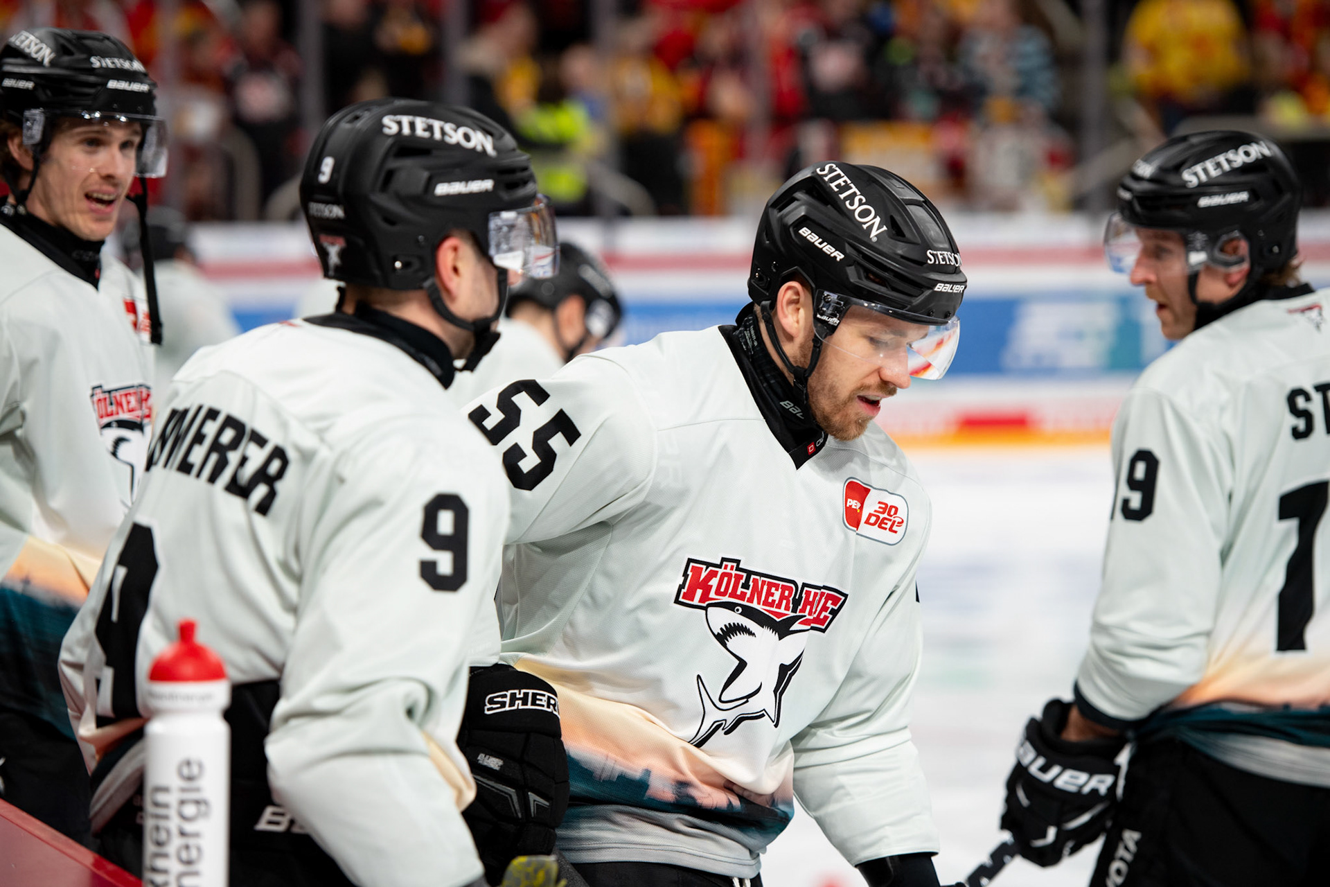 Carter Proft, Maximilian Kammerer; DEL Düsseldorfer EG - Kölner Haie, 25.02.2024