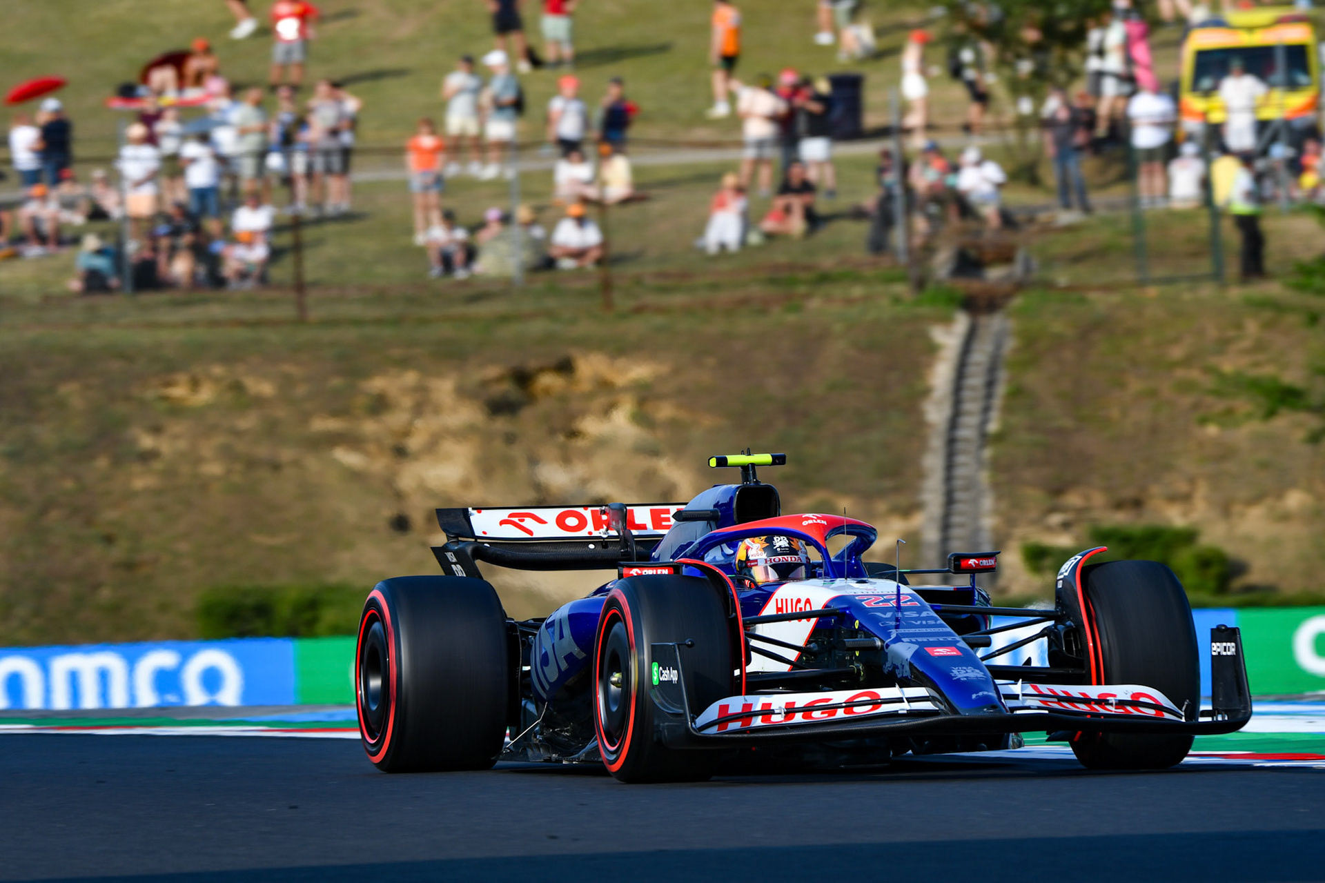 Yuki Tsunoda #22, Visa Cash App RB Formula One Team;Formel 1 Budapest / Ungarn, 20.07.2024