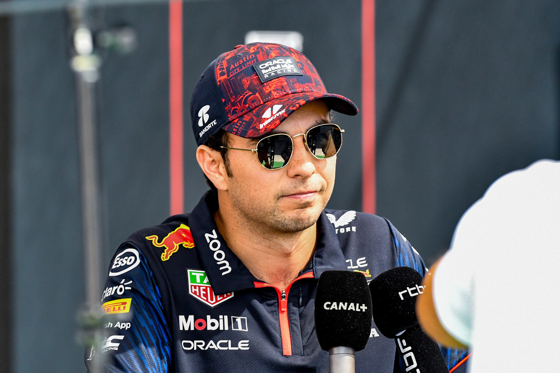 Sergio Perez (MEX) Red Bull Racing; Formel 1 GP USA Austin Texas. Freitag 20.10.2023