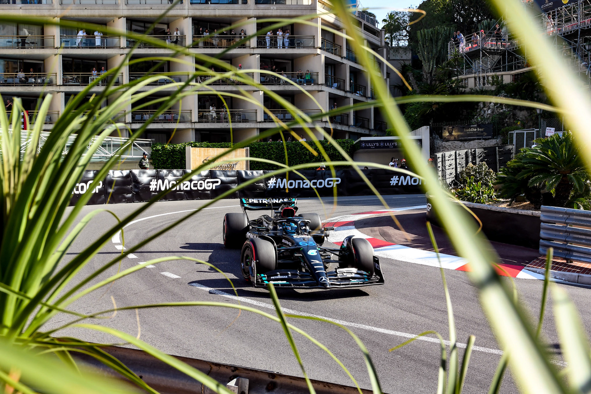 George Russell (GBR) Mercedes AMG F1 Team; Formel 1 GP Monaco. Freitag 26.05.2023