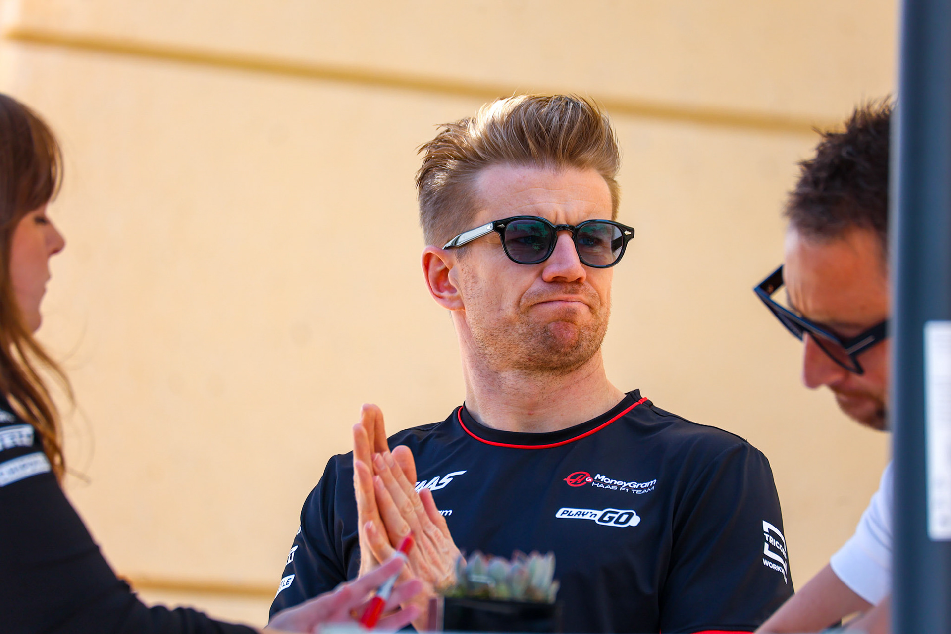 Nico Hülkenberg #27, MoneyGram Haas F1 Team; Formel 1 GP Bahrain. Mittwoch 28.02.2024