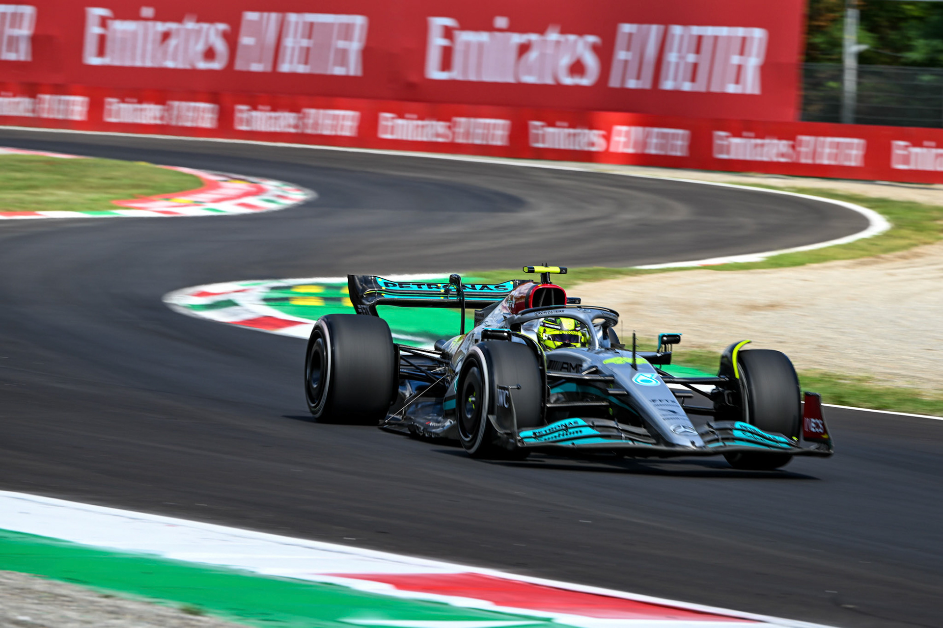 Lewis Hamilton (GBR) Merceds AMG Petronas F1 Team; Formel 1 GP Italien Monza, Freitag, 09.09.2022
