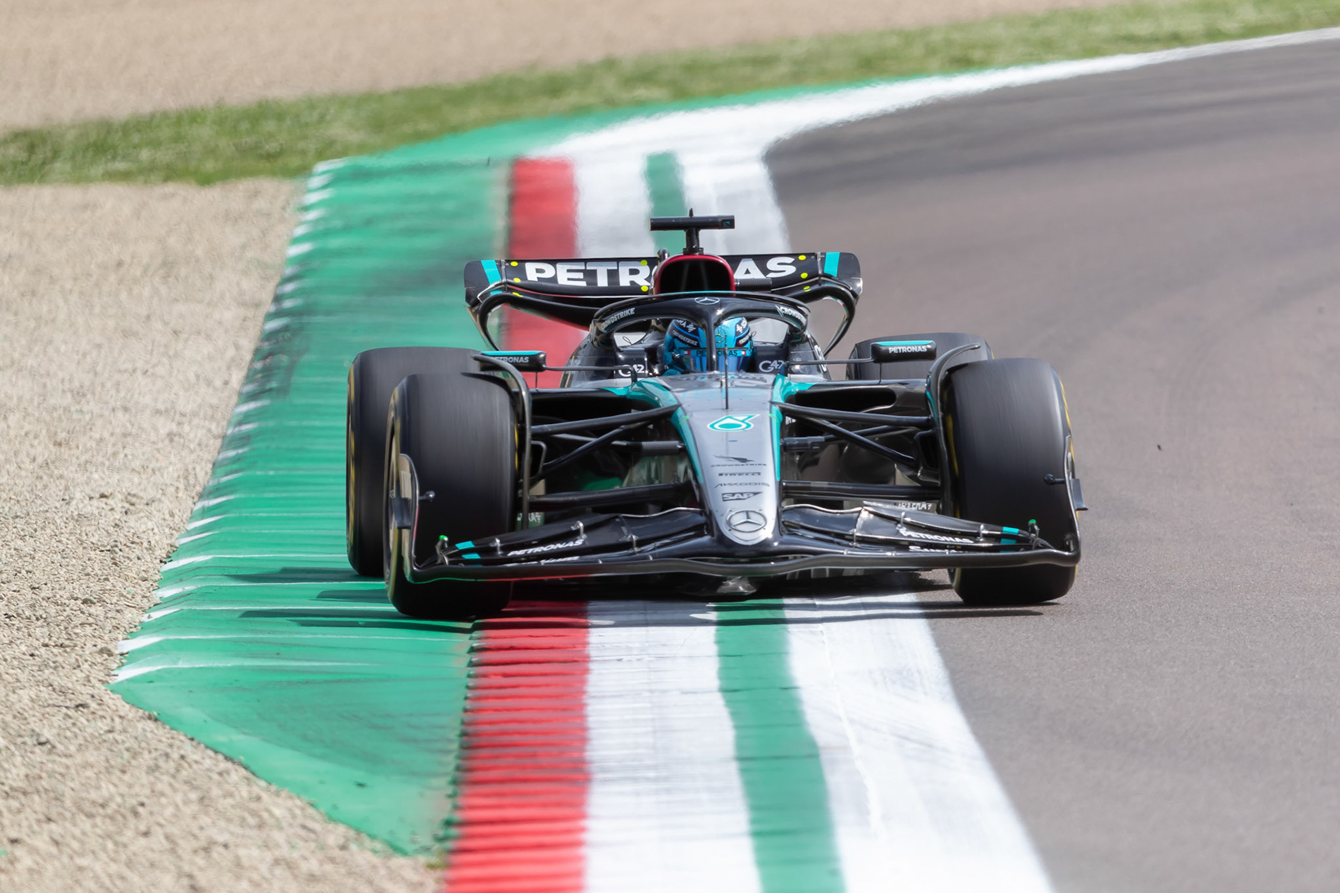 George Russell #63, Mercedes-AMG Petronas F1 Team; F1 GP Imola / Italien Sonntag, 19.05.2024