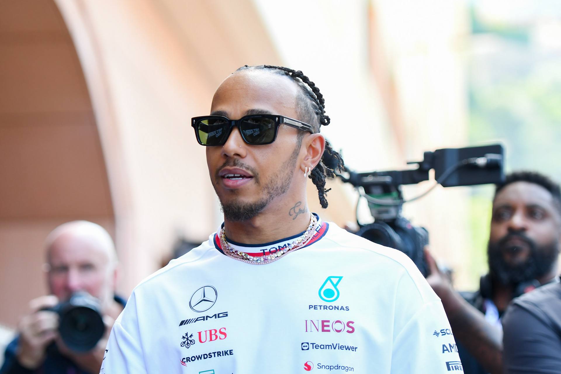 Lewis Hamilton (GBR) Mercedes AMG F1 Team; Formel 1 GP Monaco. Donnerstag 25.05.2023