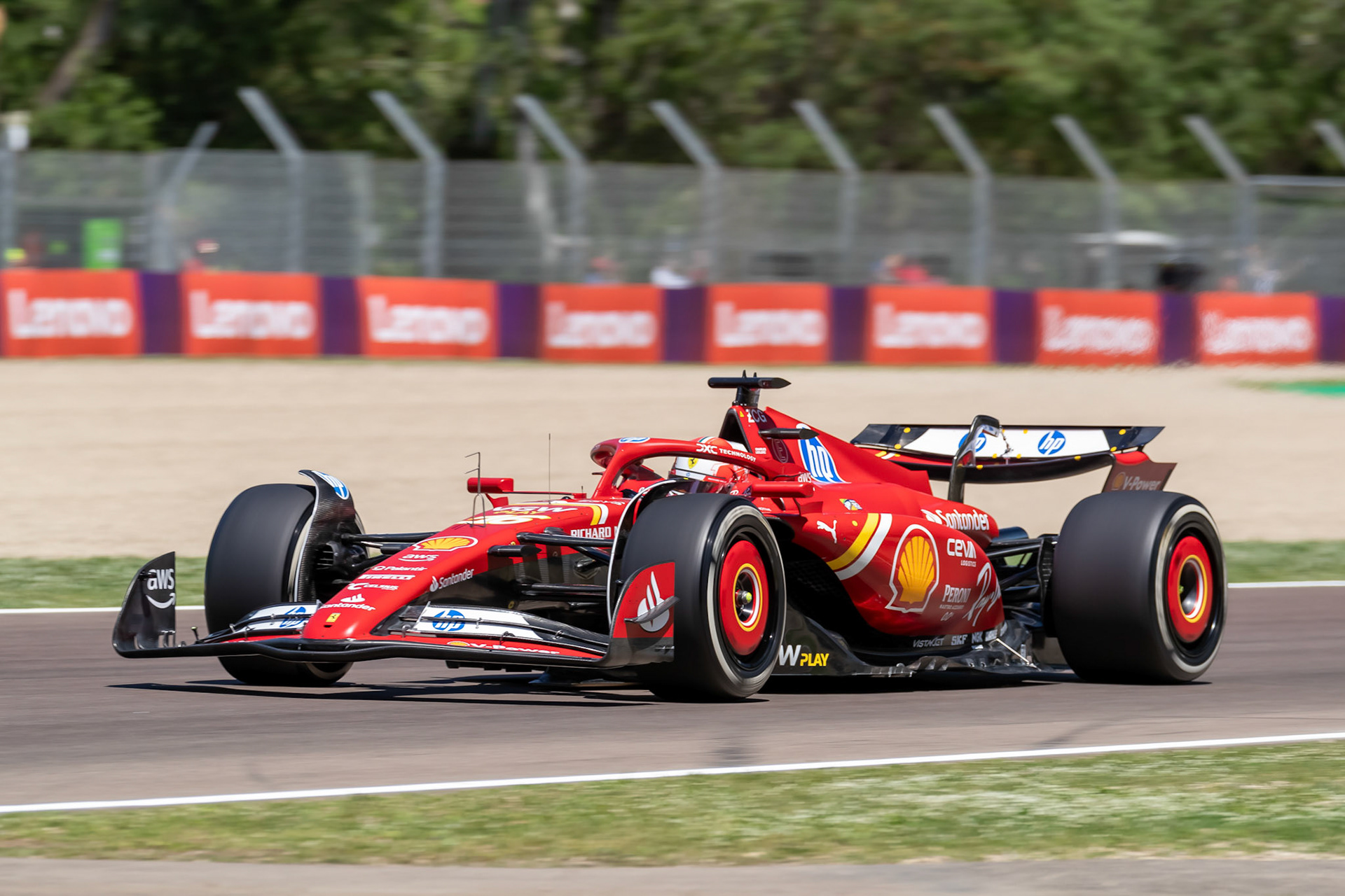 Charles Leclerc #16, Scuderia Ferrari; F1 GP Imola / Italien Freitag, 17.05.2024