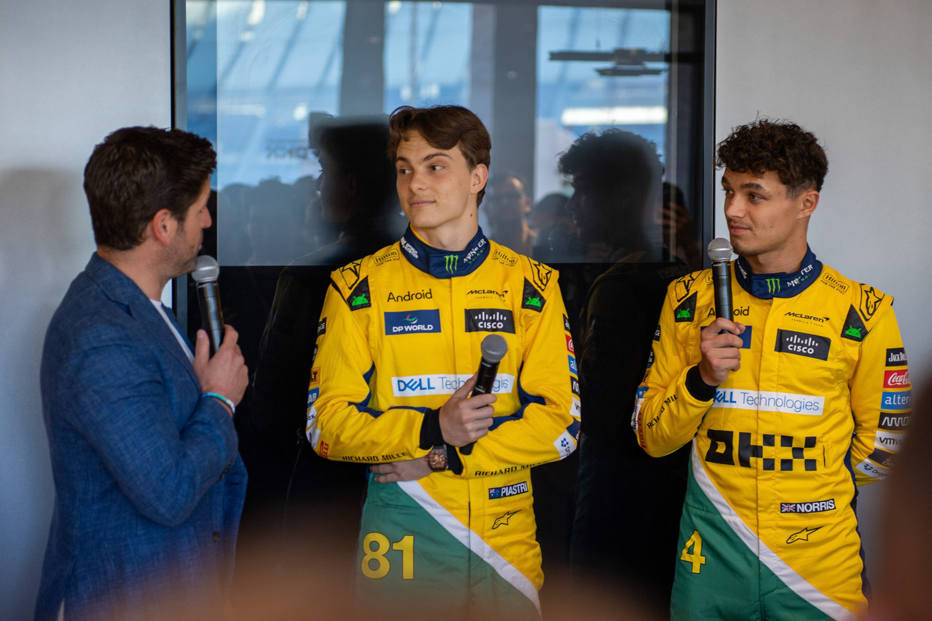 Oscar Piastri #81, McLaren Formula 1 Team und Lando Norris #4, McLaren Formula 1 Team; Formel1 GP Monaco Donnerstag, 23.05.2024