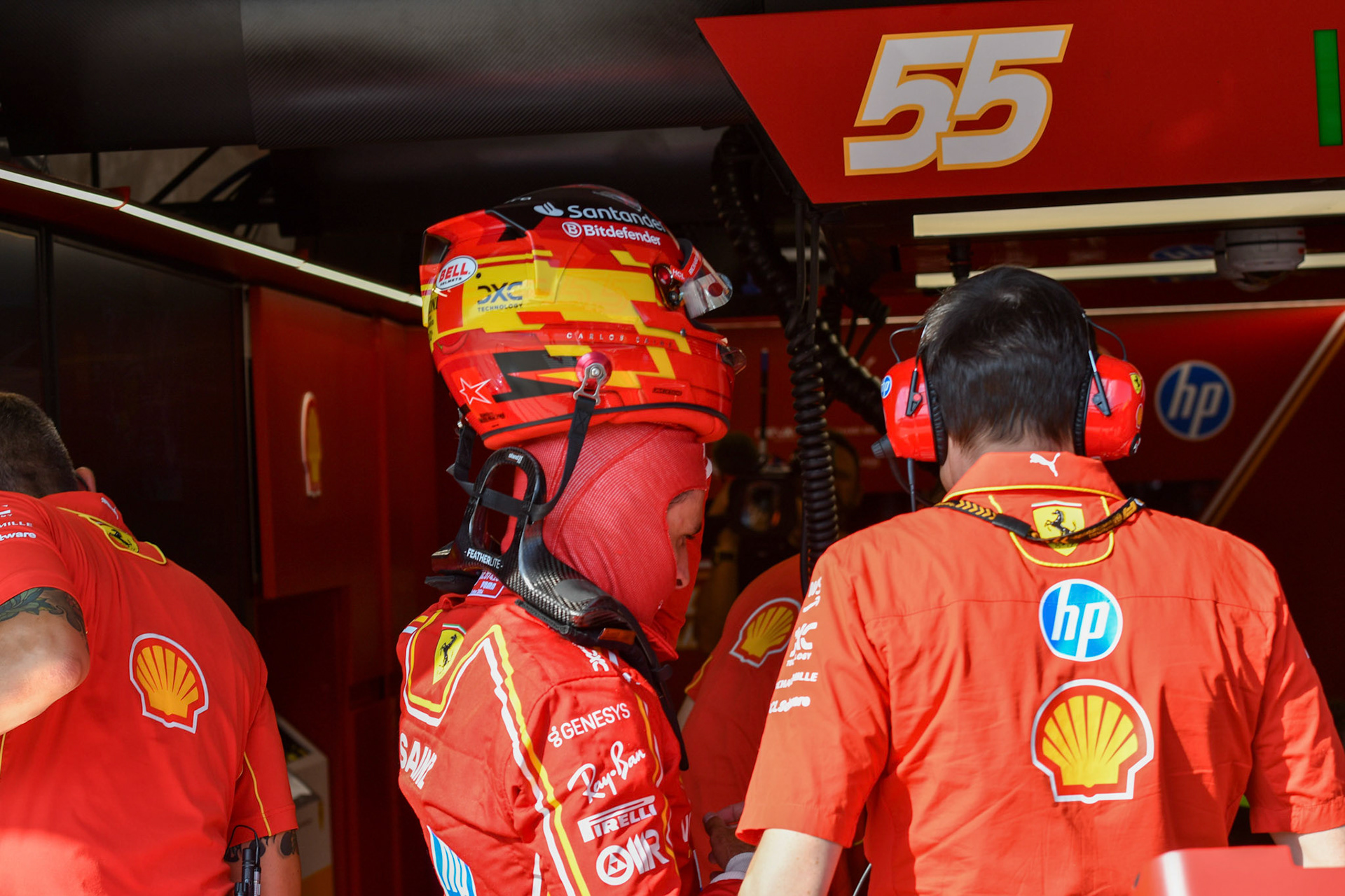 Carlos Sainz #55, Scuderia Ferrari;Formel 1 Budapest / Ungarn, 20.07.2024