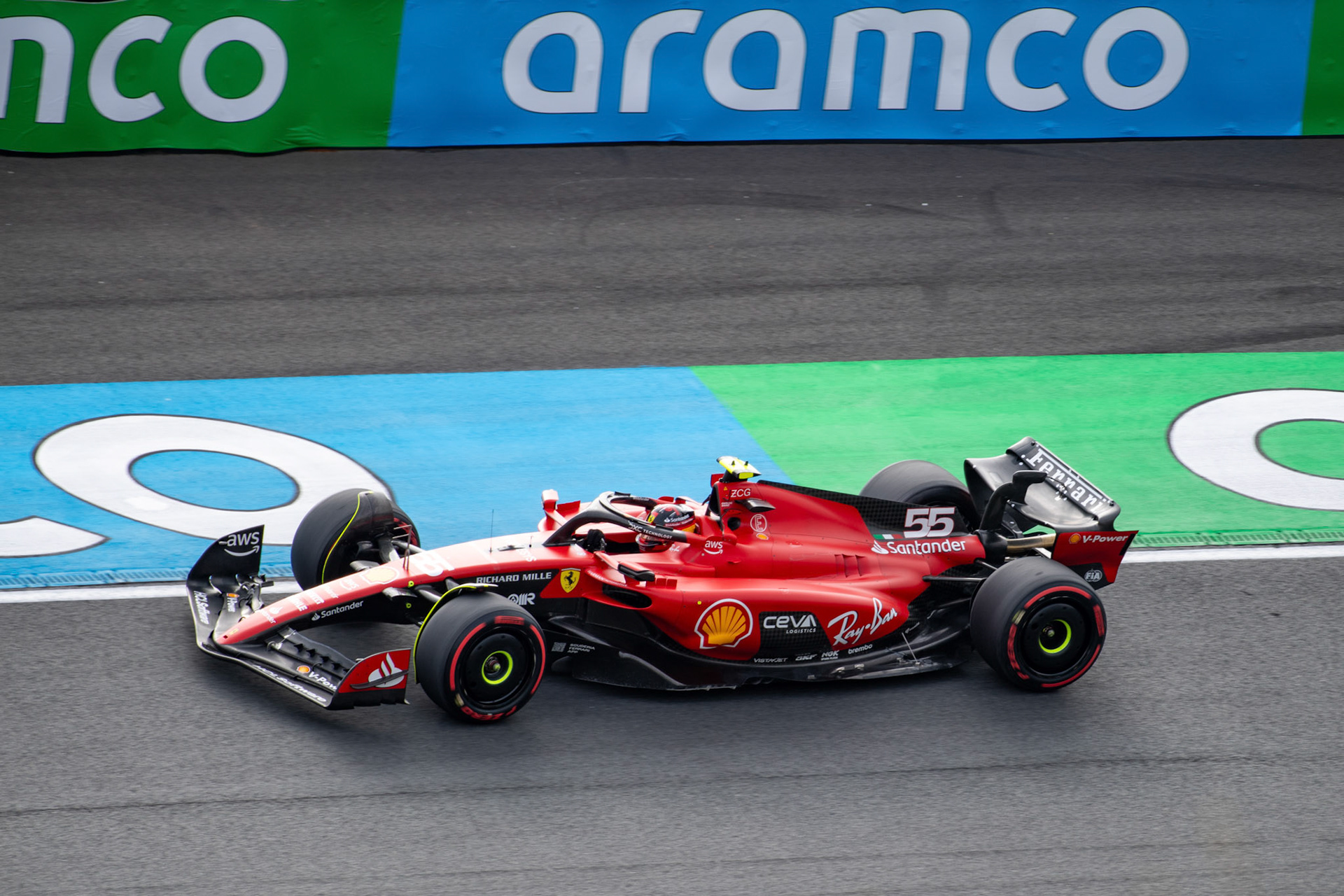 Carlos Sainz (ESP) Scuderia Ferrari; Formel 1 GP Holland / Zandvoort. Freitag, 25.08.2023