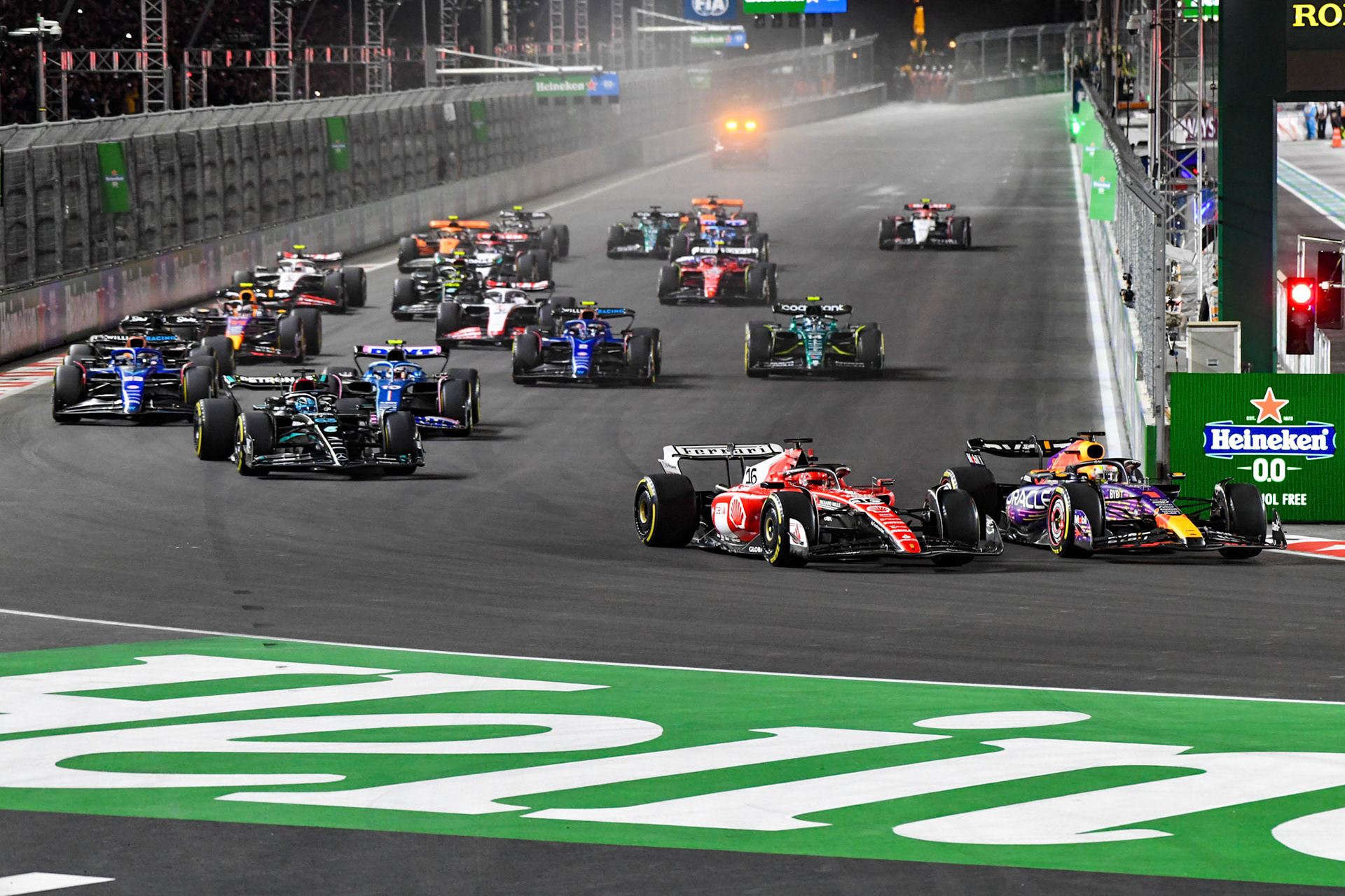 Rennstart; Formel 1 GP USA Las Vegas. Sonntag 19.11.2023