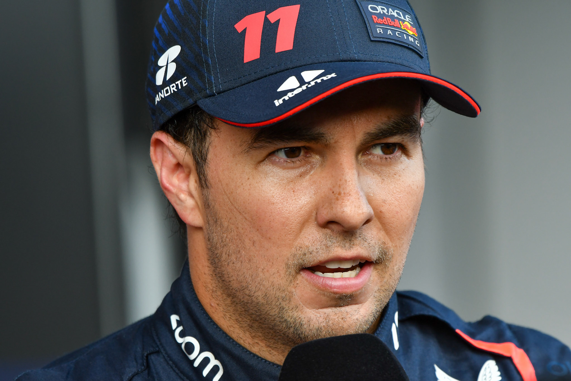 Sergio Perez (MEX) Red Bull Racing; Formel 1 GP Spa Francorchamps/ Belgien. Freitag, 28.07.2023