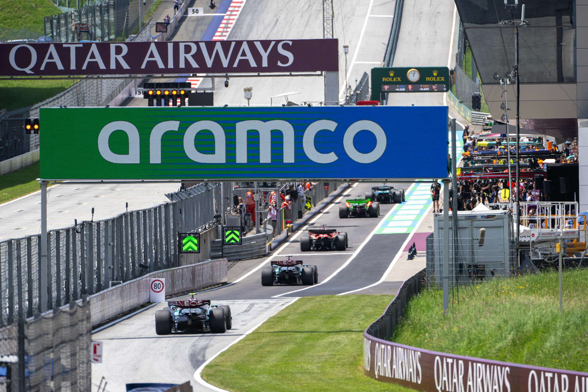 Boxengasse;Formel 1 GP Austria / Österreich. Freitag, 28.06.2024
