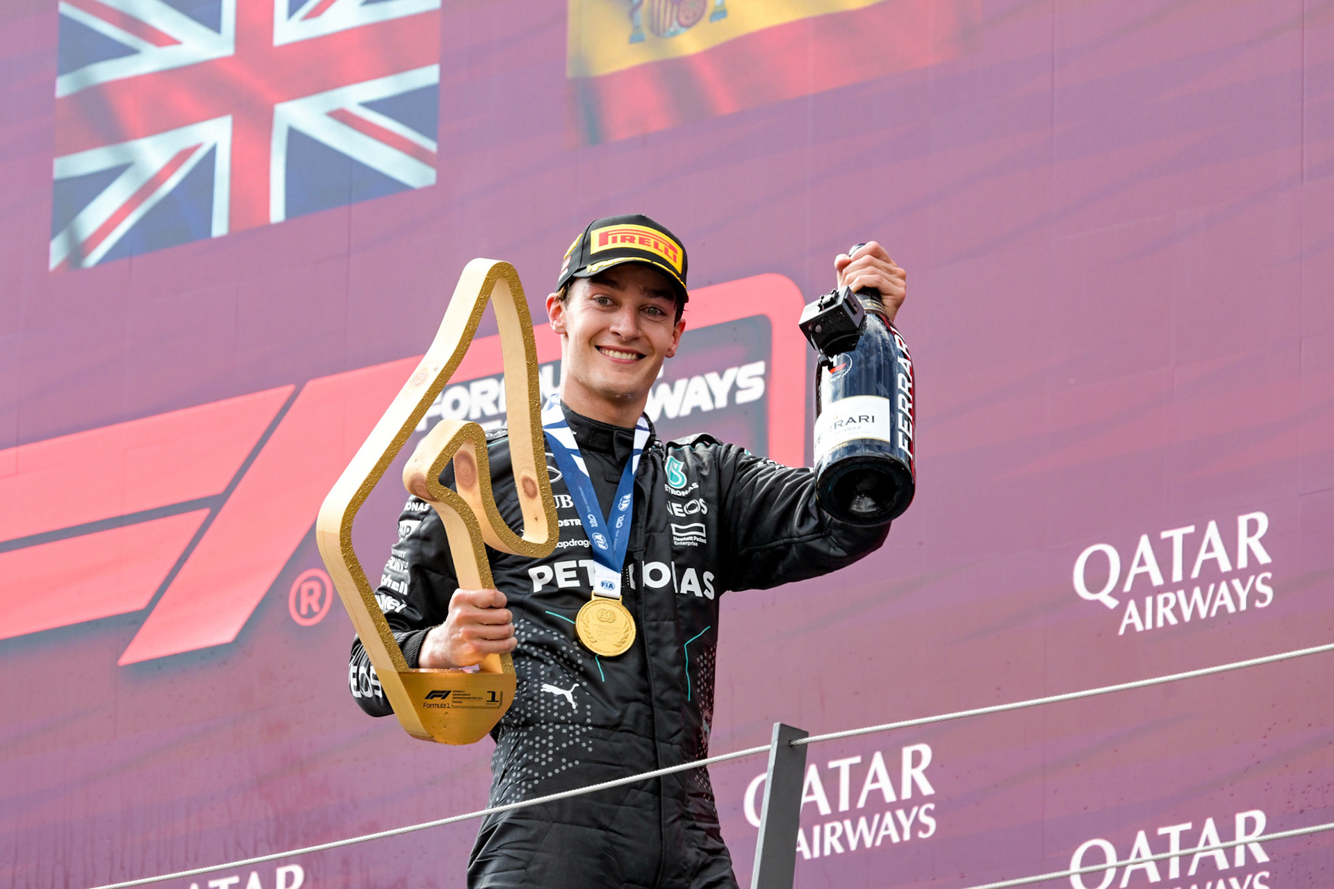George Russell #63, Mercedes-AMG Petronas F1 Team;Formel 1 GP Austria / Österreich. Sonntag, 30.06.2024