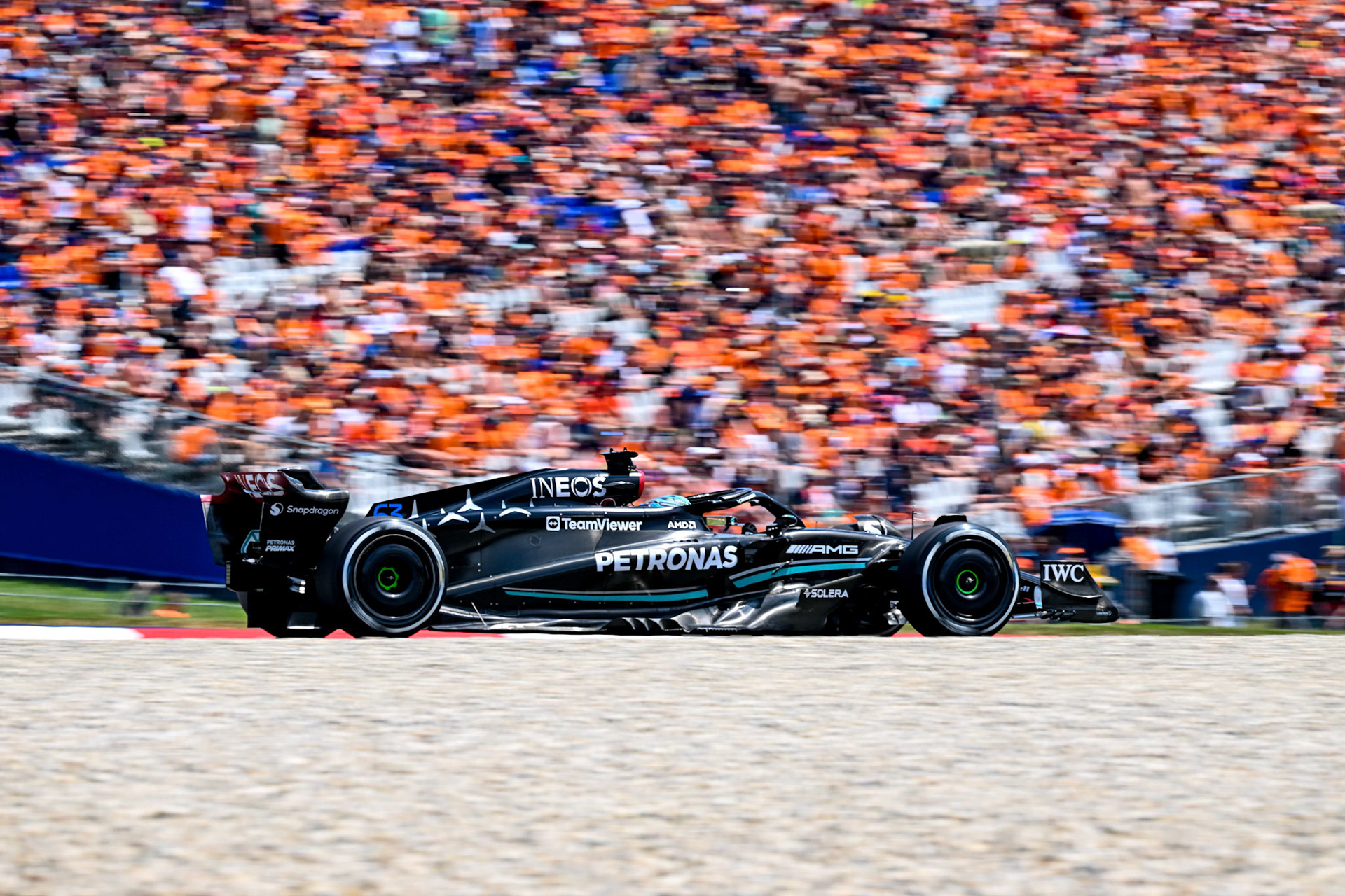 George Russell (GBR) Mercedes AMG F1 Team; Formel 1 GP Austria / Österreich. Freitag, 30.06.2023