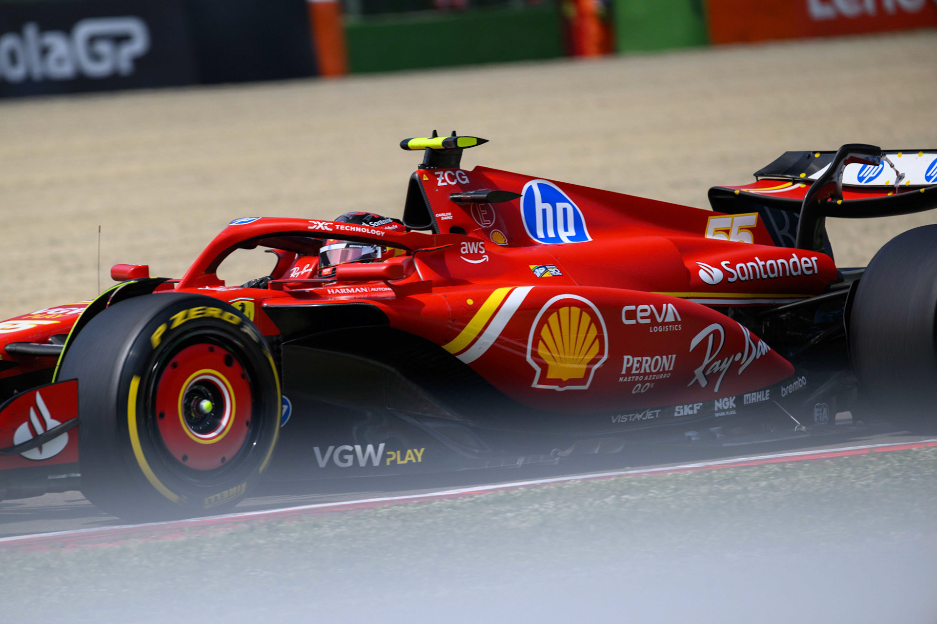 Carlos Sainz #55, Scuderia Ferrari; F1 GP Imola / Italien Sonntag, 19.05.2024