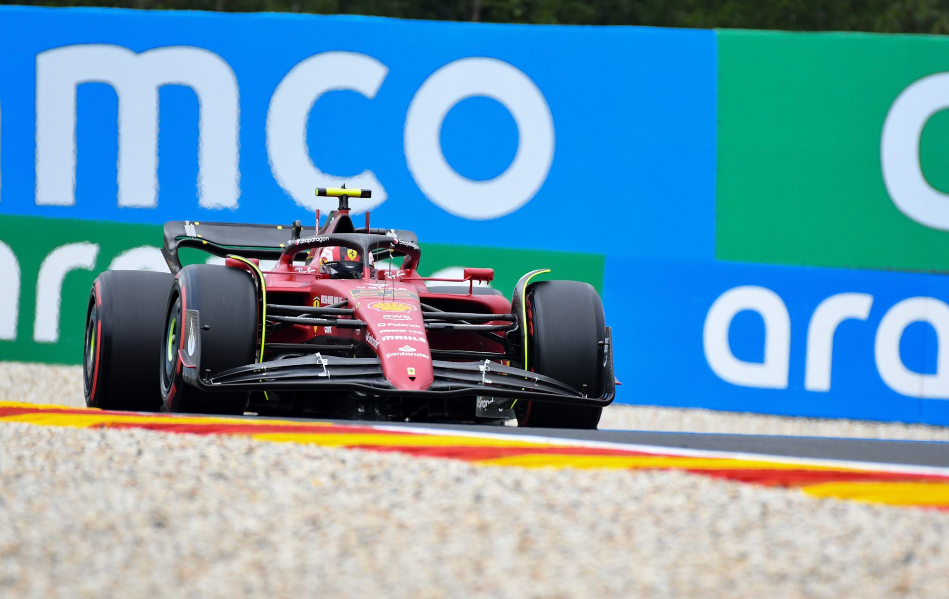 Carlos Sainz (ESP) Scuderia Ferrari; Formel 1 GP Belgien. Freitag, 26.08.2022
