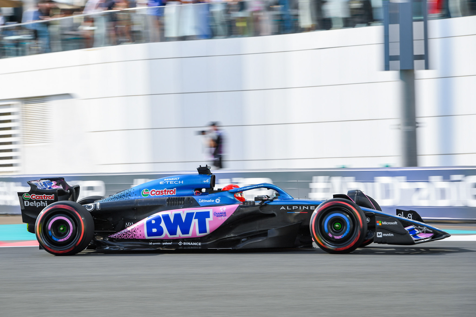Esteban Ocon (FRA) Alpine F1 Team; Formel 1 GP Abu Dhabi. Samstag 25.11.2023