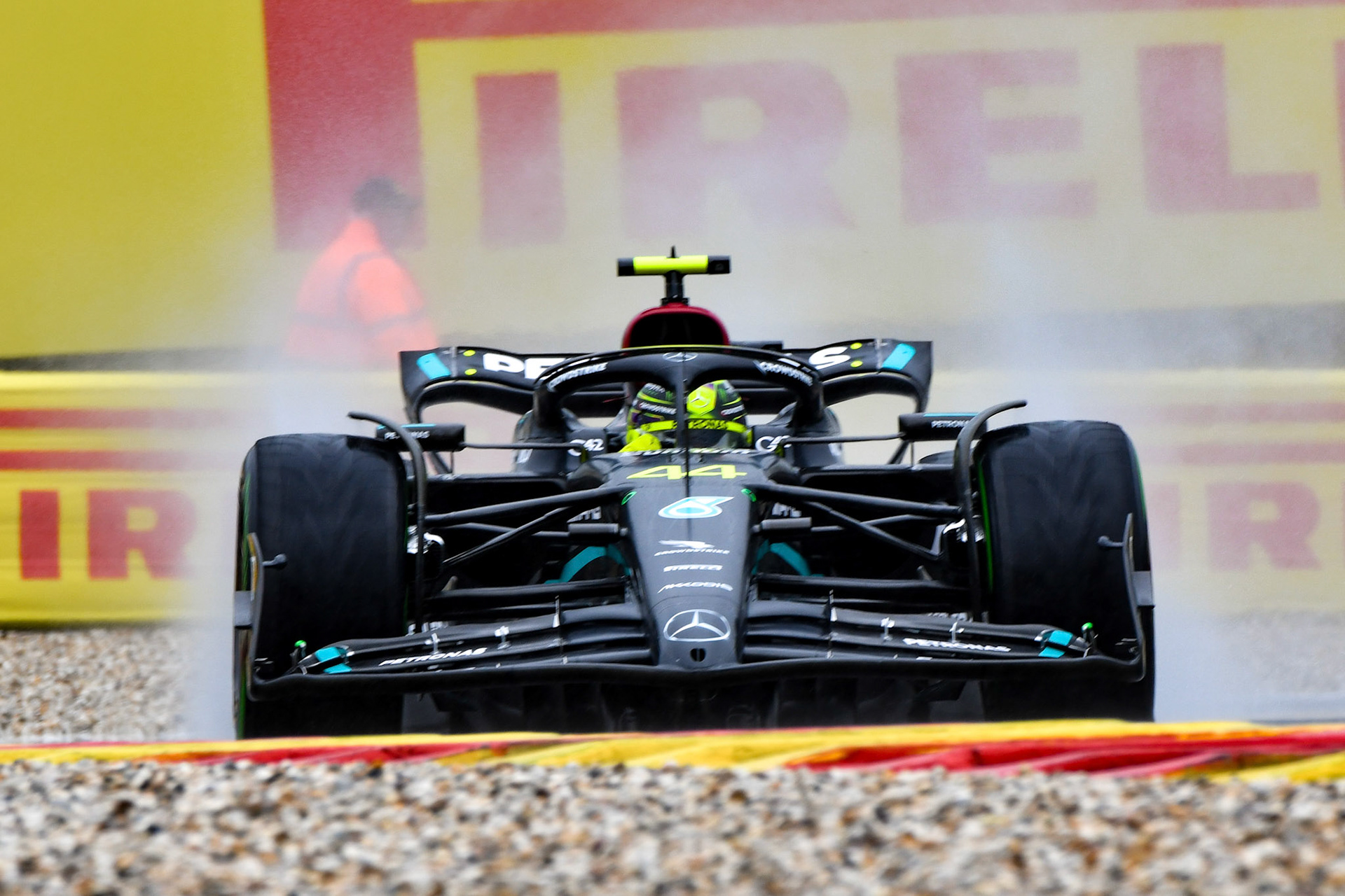 Lewis Hamilton (GBR) Mercedes AMG F1 Team; Formel 1 GP Spa Francorchamps/ Belgien. Freitag, 28.07.2023