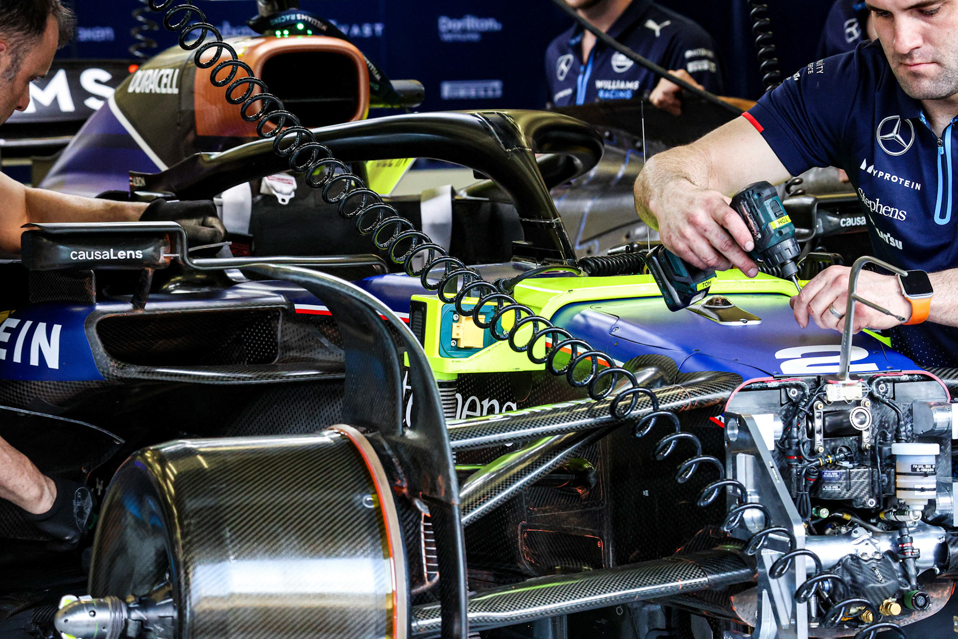 Alexander Albon #23, Williams Racing; Formel 1 Pre-Season Tests Bahrain. Mittwoch, 21.02.2024