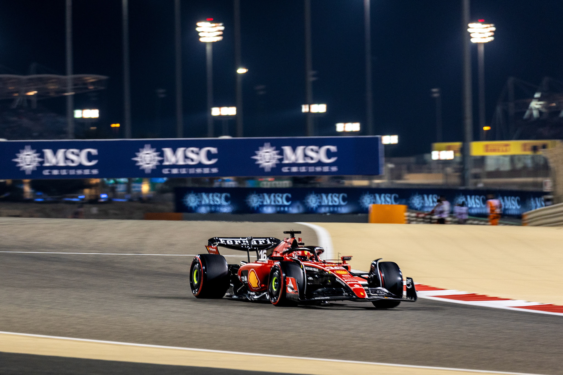 Charles Leclerc (MCO) Scuderia Ferrari; Formel 1 GP Bahrain. Samstag 04.03.2023