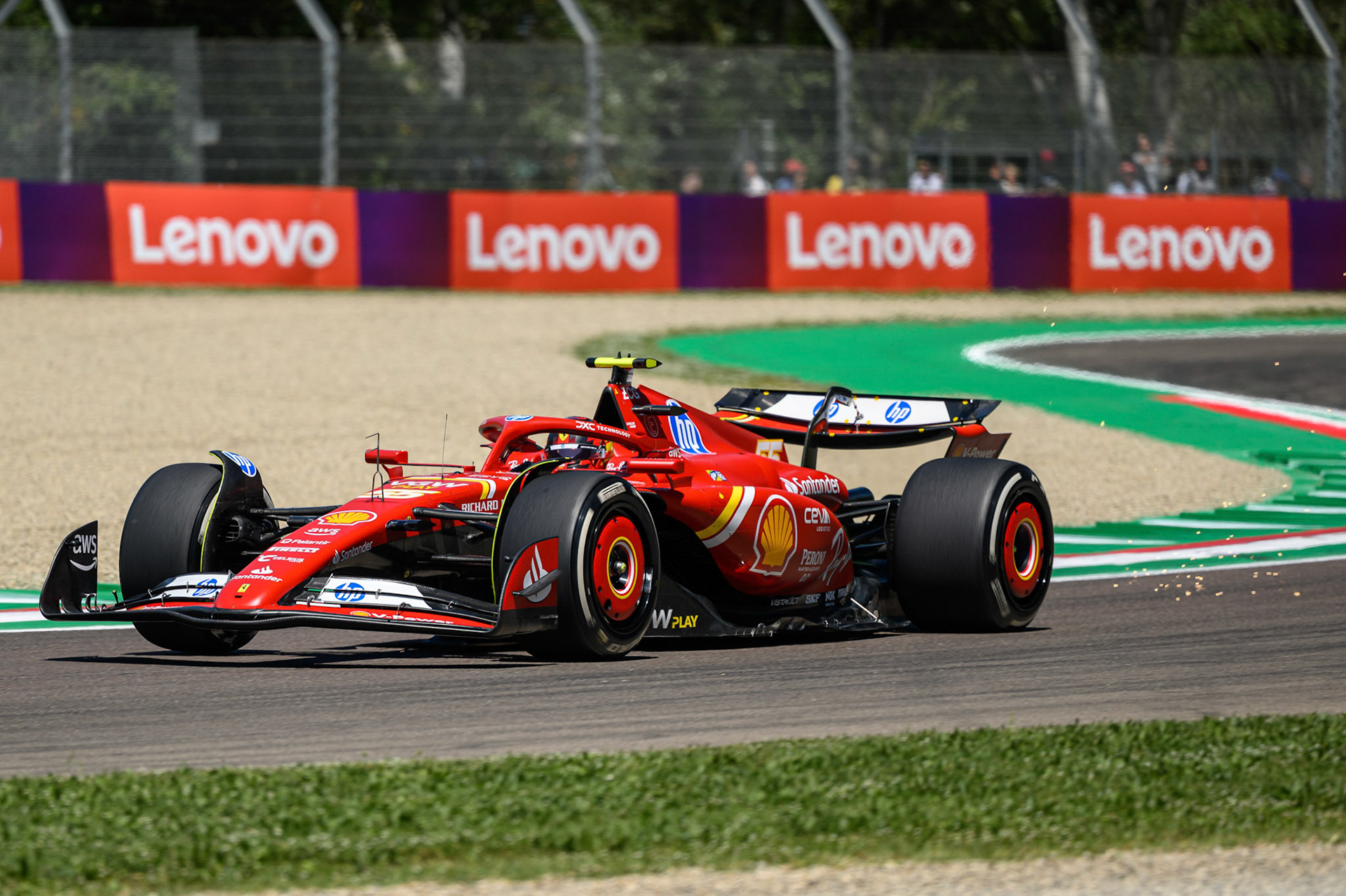 Carlos Sainz #55, Scuderia Ferrari; F1 GP Imola / Italien Freitag, 17.05.2024
