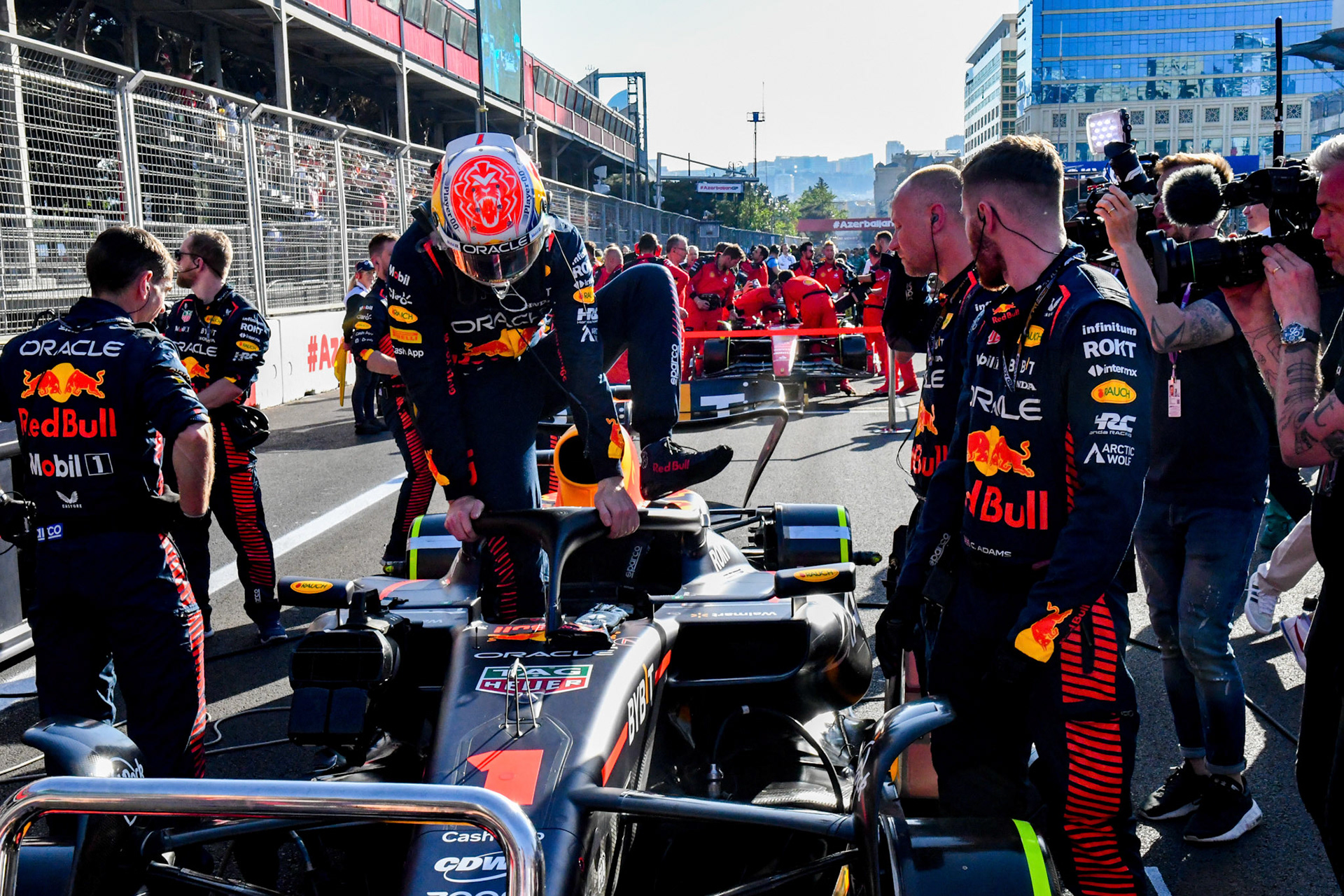 Max Verstappen (NED) Red Bull Racing; Formel 1 GP Baku Azerbaijan. Samstag 29.04.2023