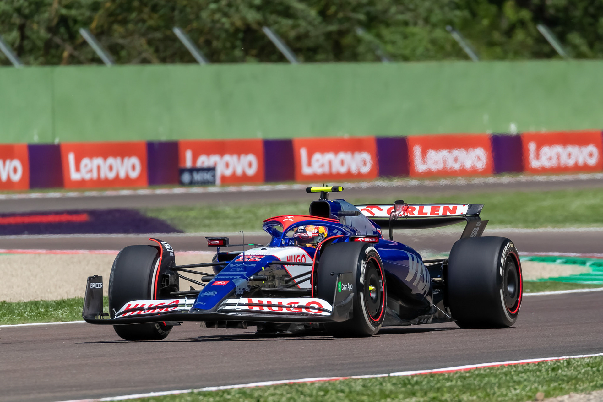 Yuki Tsunoda #22, Visa Cash App RB Formula One Team; F1 GP Imola / Italien Freitag, 17.05.2024
