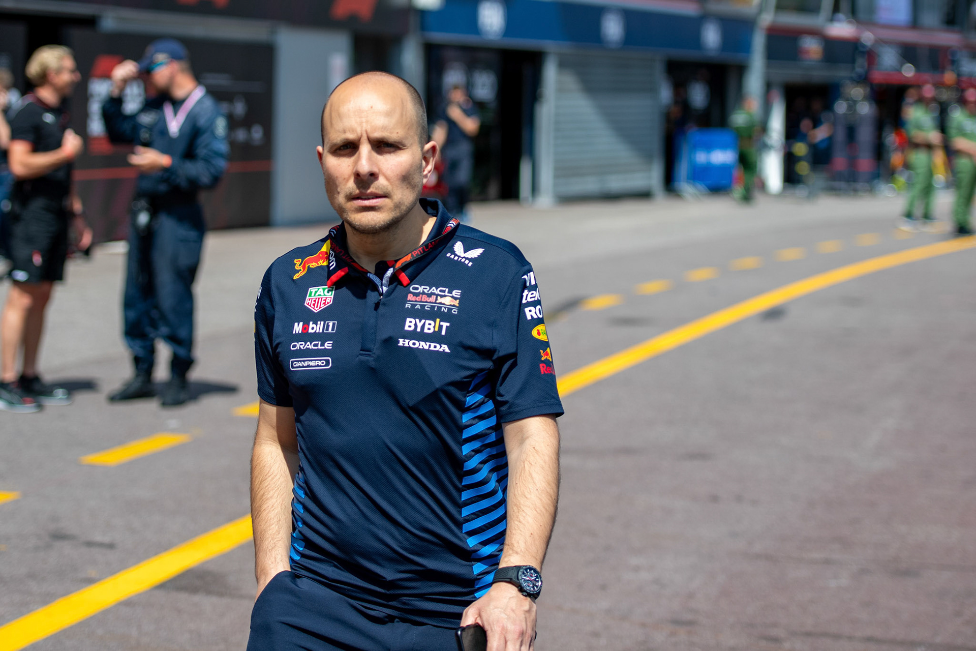 Gianpiero Lambiase, Renningenieur von Max Verstappen; Formel1 GP Monaco Sonntag, 26.05.2024