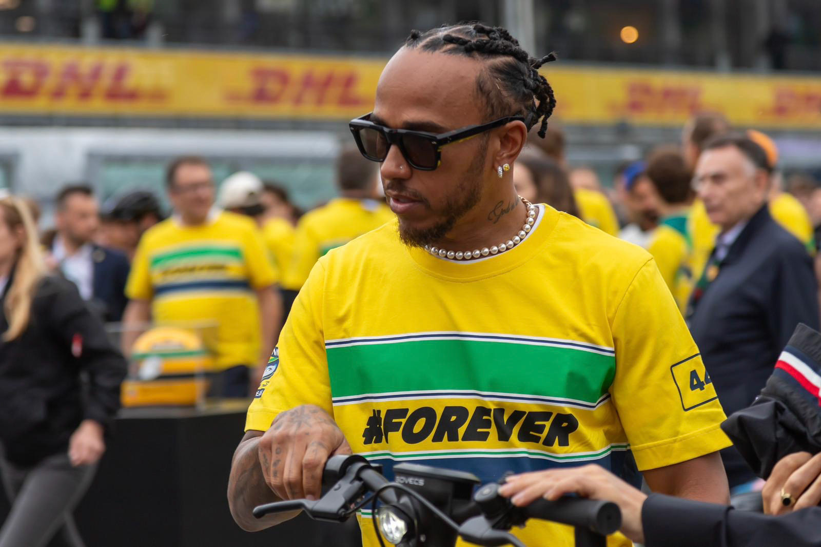 Lewis Hamilton #44, Mercedes-AMG Petronas F1 Team; F1 GP Imola / Italien Donnerstag, 16.05.2024