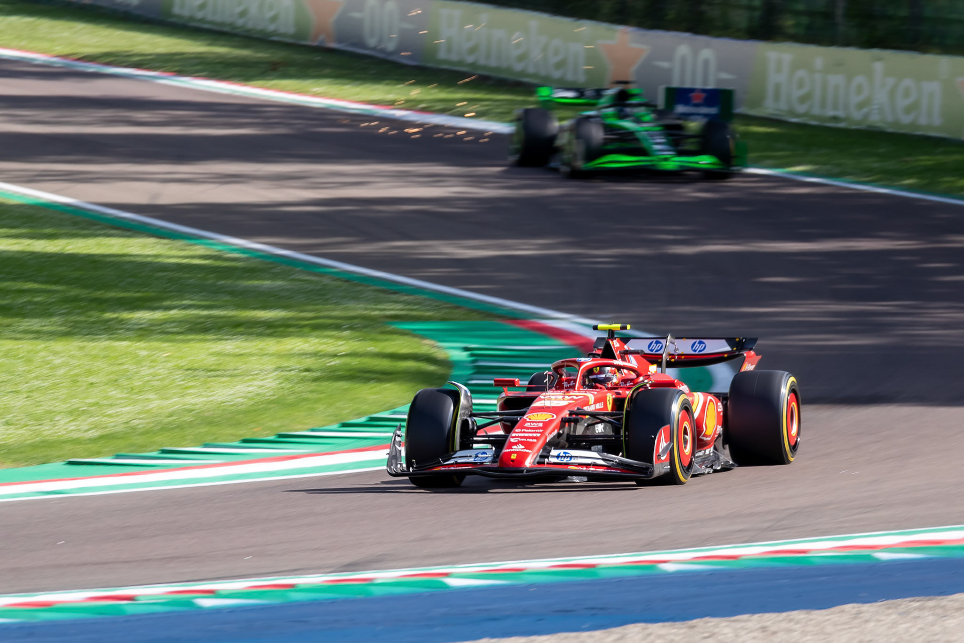 Carlos Sainz #55, Scuderia Ferrari; F1 GP Imola / Italien Freitag, 17.05.2024