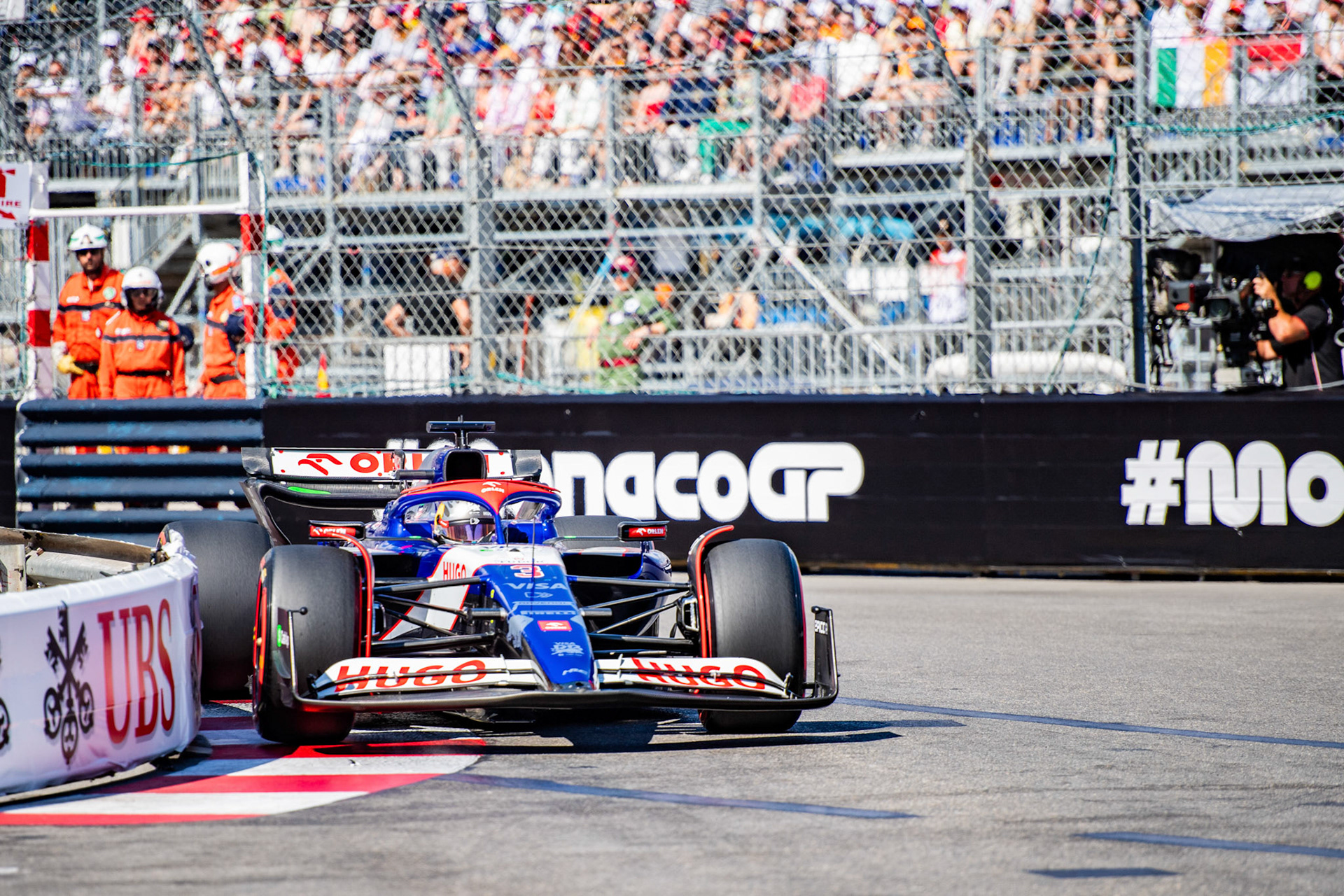 Daniel Ricciardo, #3, Visa Cash App RB Formula One Team; Formel1 GP Monaco Samstag, 25.05.2024