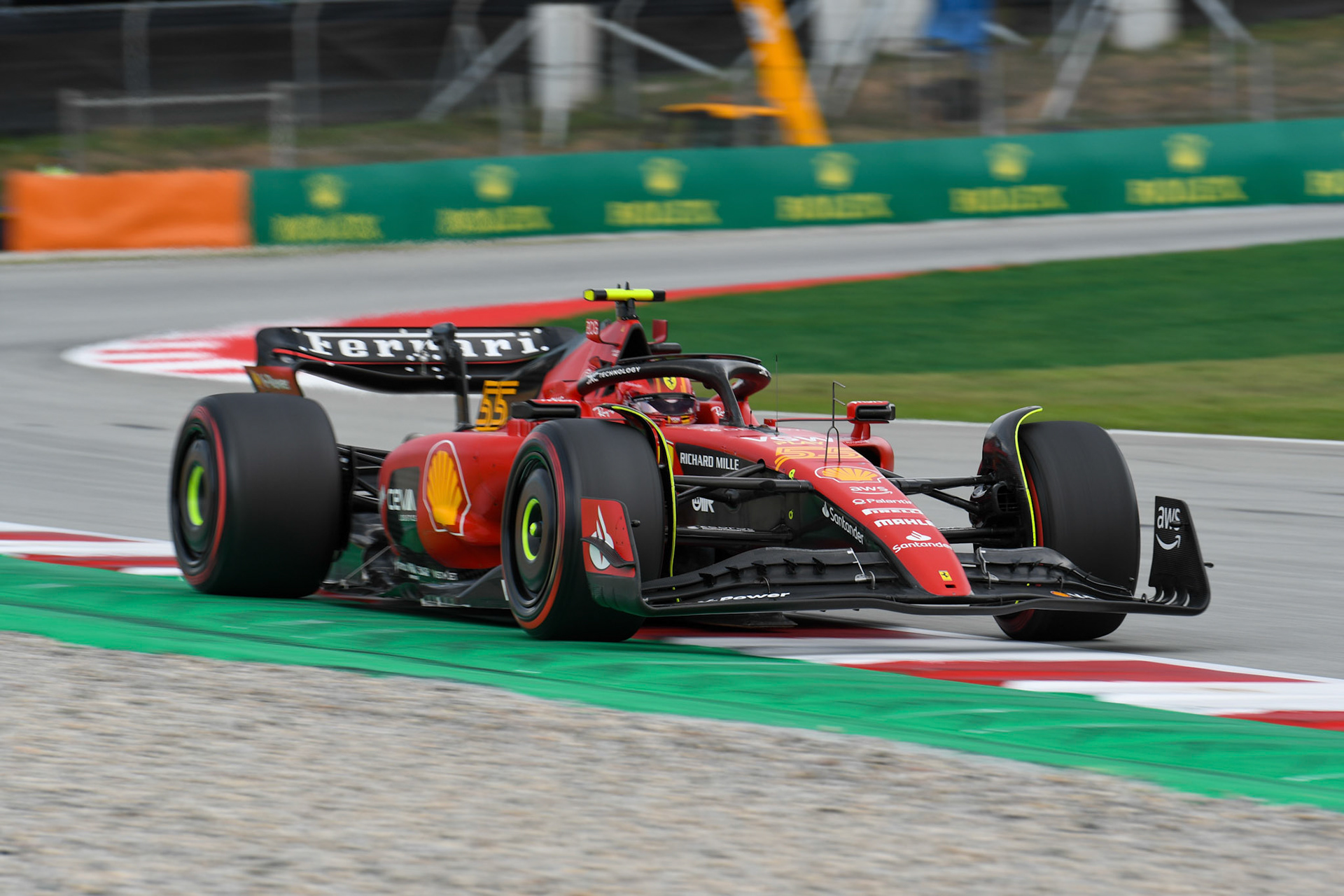 Carlos Sainz (ESP) Scuderia Ferrari; Formel 1 GP Barcelona. Sonntag 04.06.2023