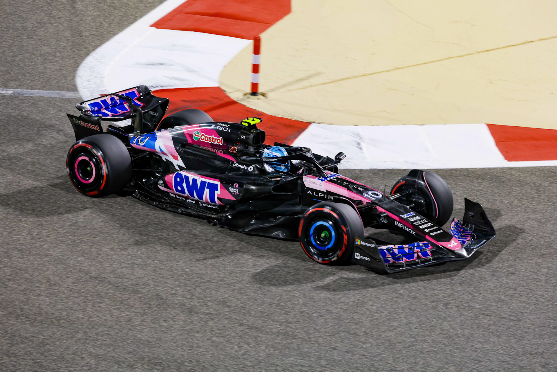 Pierre Gasly #10, BWT Alpine F1 Team; Formel 1 GP Bahrain. Freitag 01.03.2024
