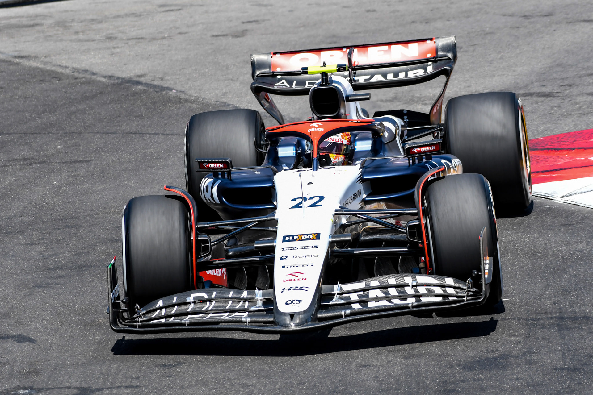 Yuki Tsunoda (JPN) Scuderia Alpha Tauri; Formel 1 GP Monaco. Freitag 26.05.2023