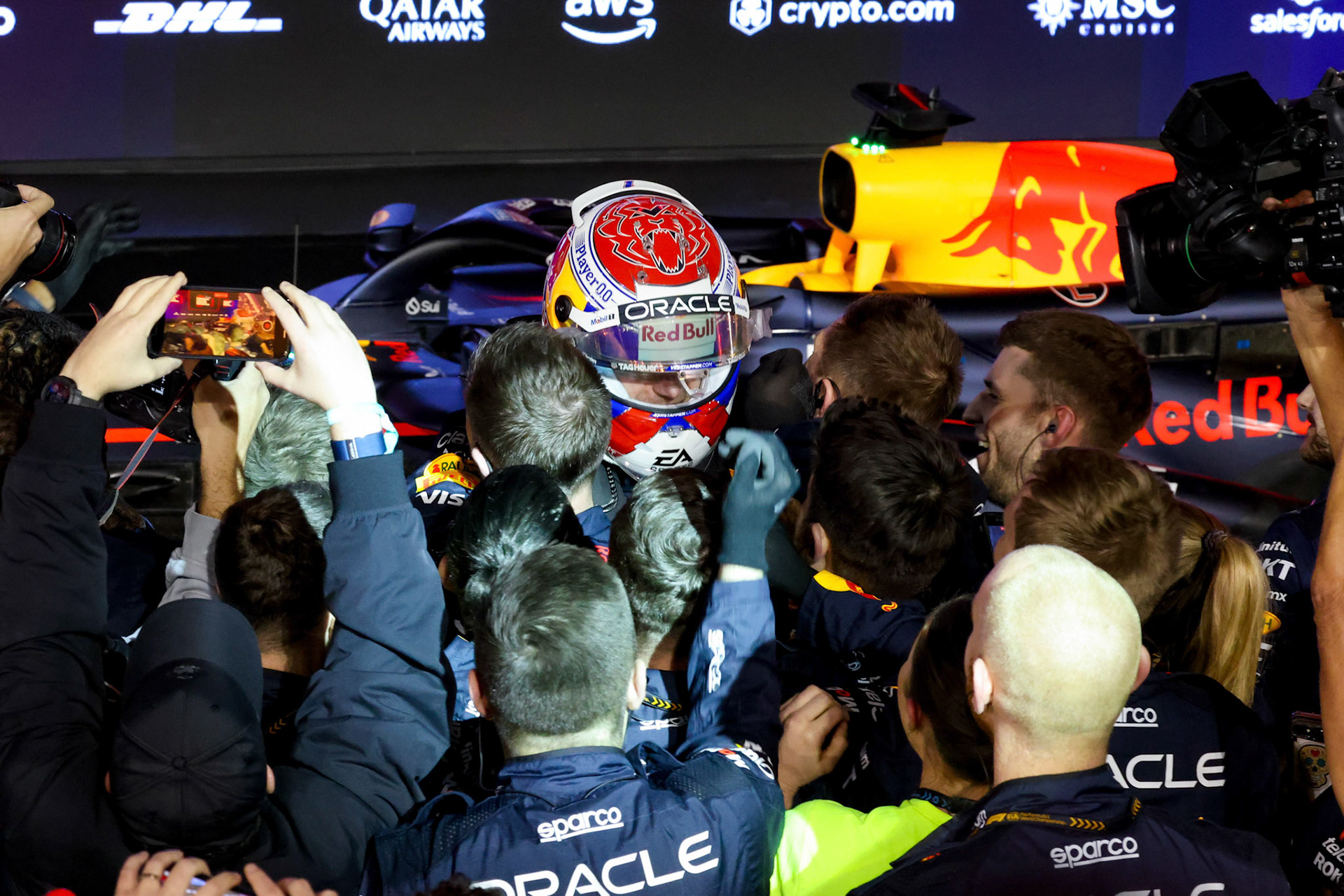 Max Verstappen #1, Oracle Red Bull Racing, winner ; Formel 1 GP Bahrain. Samstag 02.03.2024