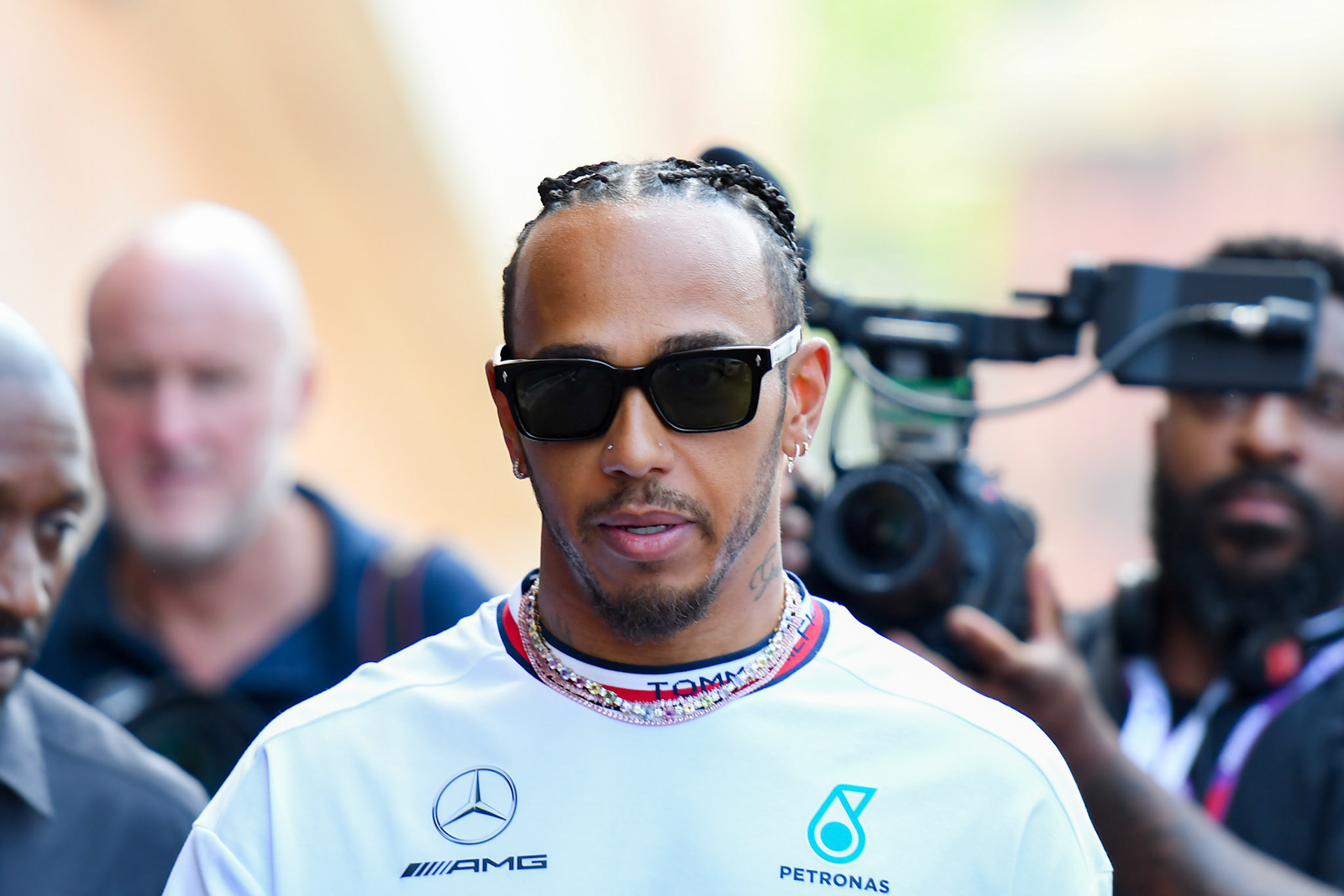 Lewis Hamilton (GBR) Mercedes AMG F1 Team; Formel 1 GP Monaco. Donnerstag 25.05.2023