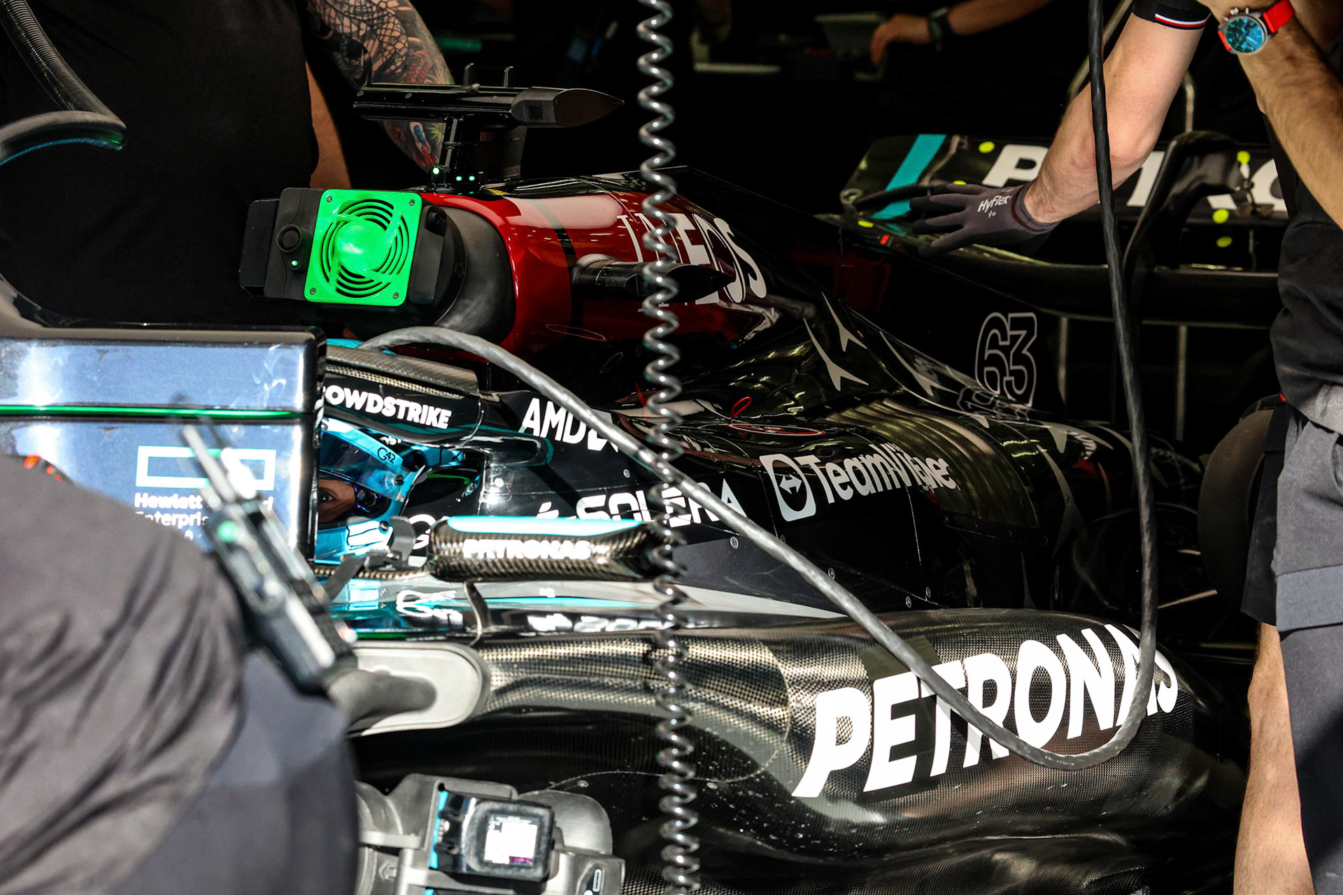Mercedes-AMG Petronas F1 Team; Formel 1 Pre-Season Tests Bahrain. Mittwoch, 21.02.2024