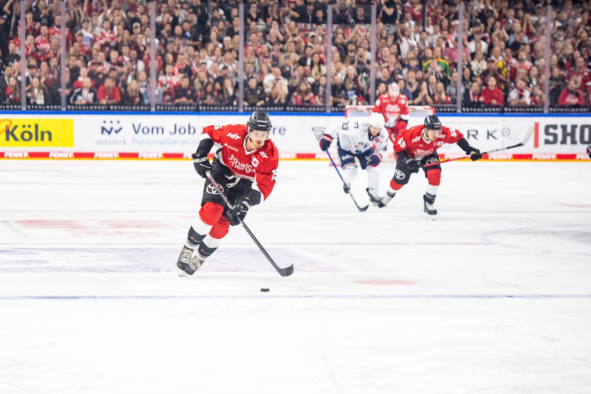 Louis Marc Aubry; DEL Kölner Haie - Adler Mannheim, 30.09.2023