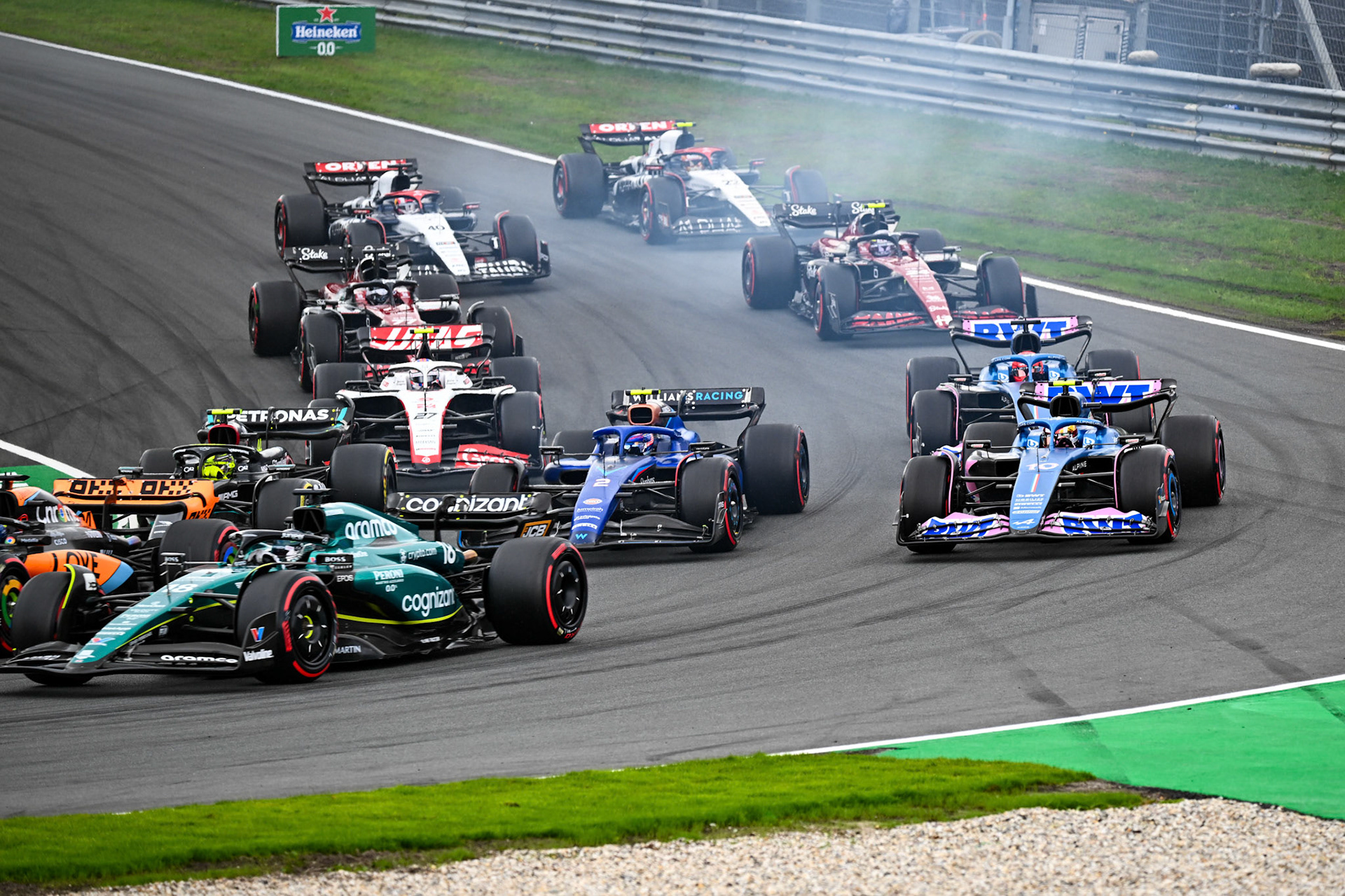 Rennstart; Formel 1 GP Holland / Zandvoort. Sonntag, 27.08.2023