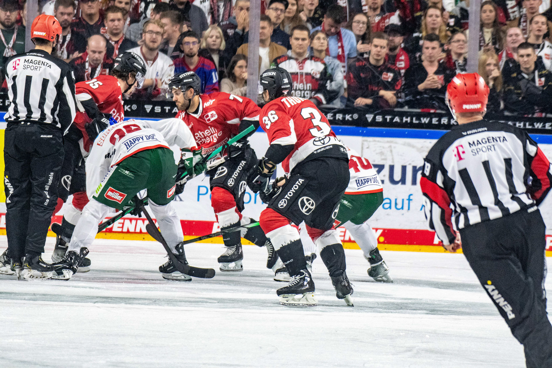 Andreas Thuresson; DEL Kölner Haie - Augsburger Panther, 03.10.2023