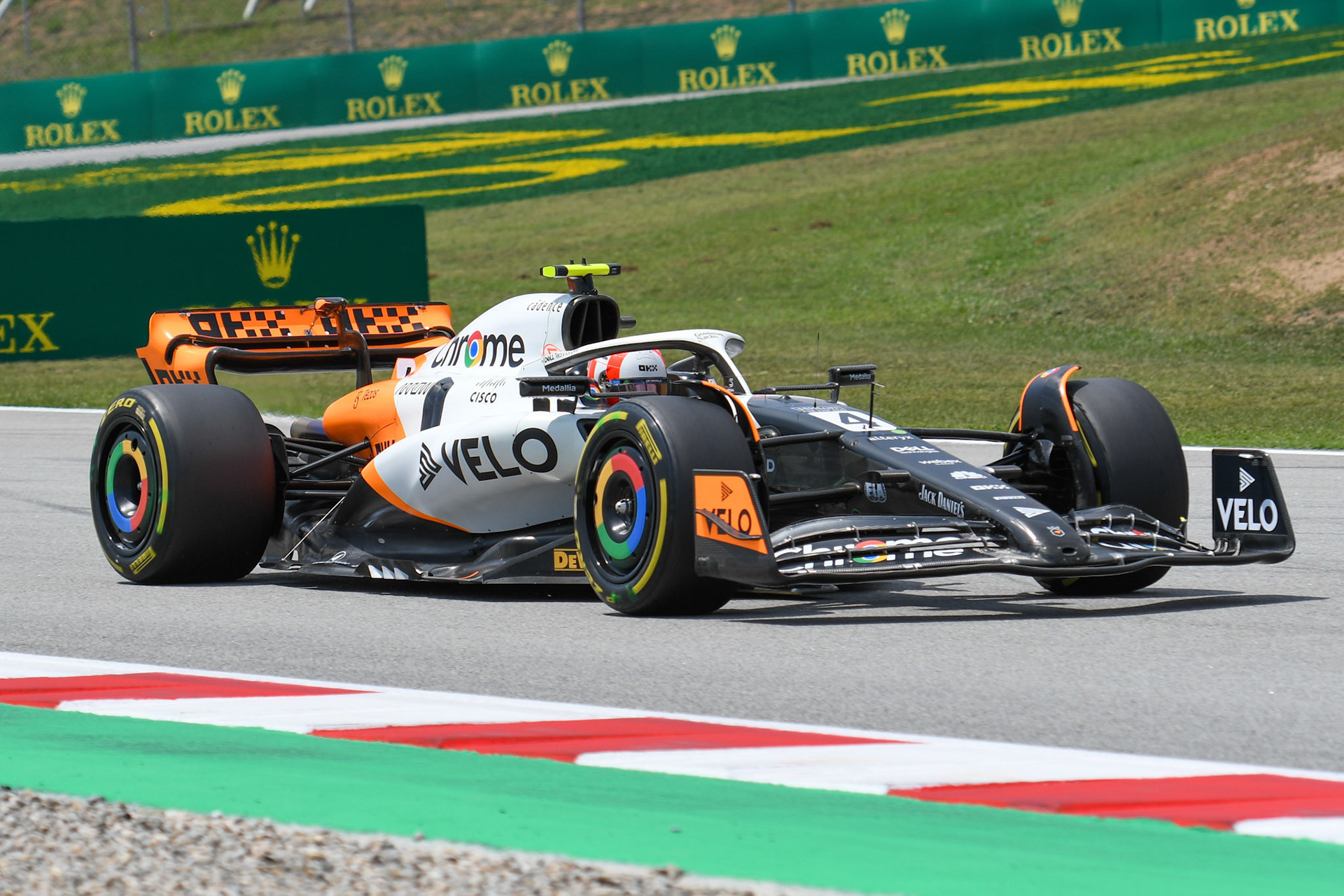 Lando Norris (GBR) McLaren F1 Team; Formel 1 GP Barcelona. Freitag 02.06.2023