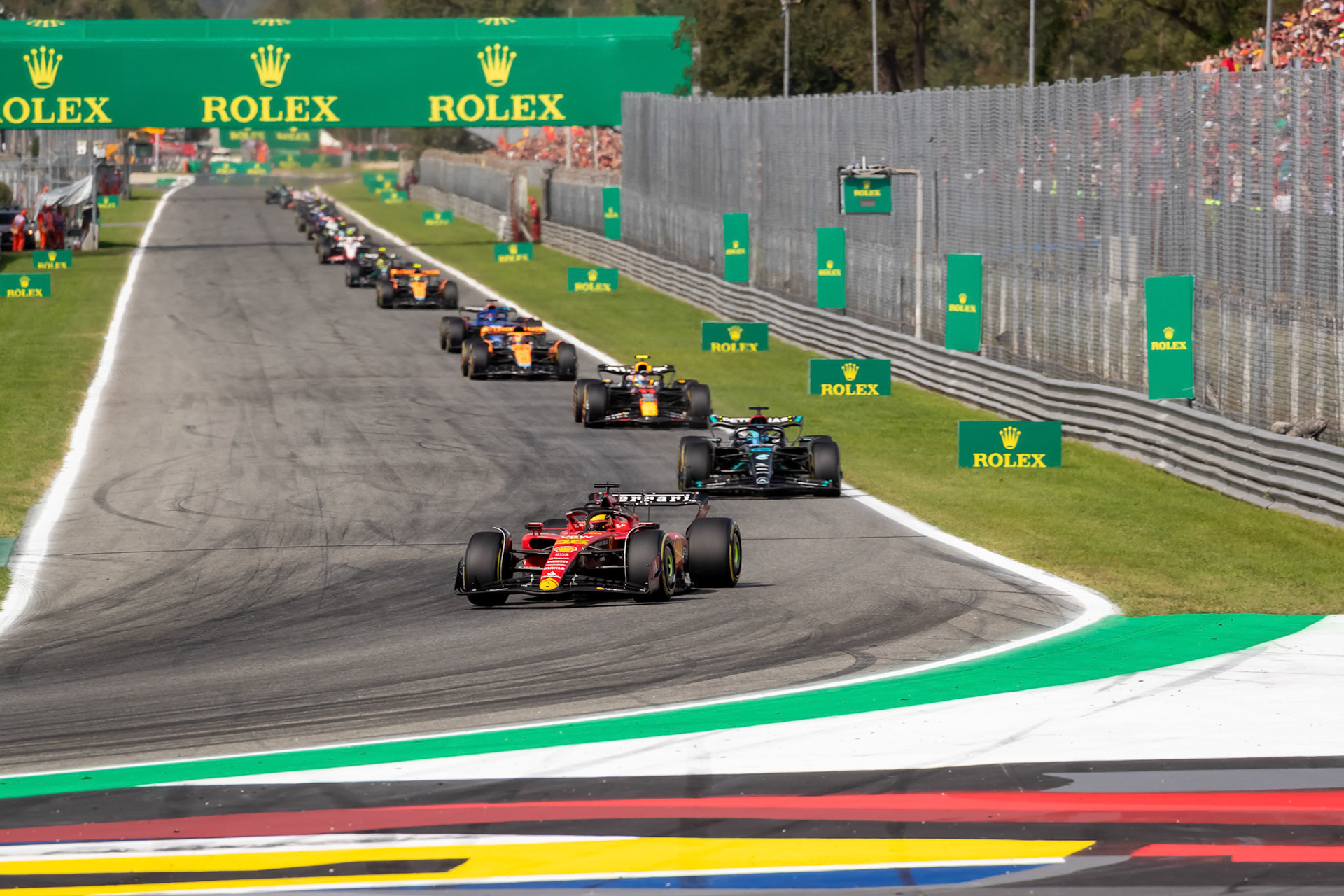 Charles Leclerc (MCO) Scuderia Ferrari;Formel 1 GP Italien / Monza. Sonntag, 03.09.2023