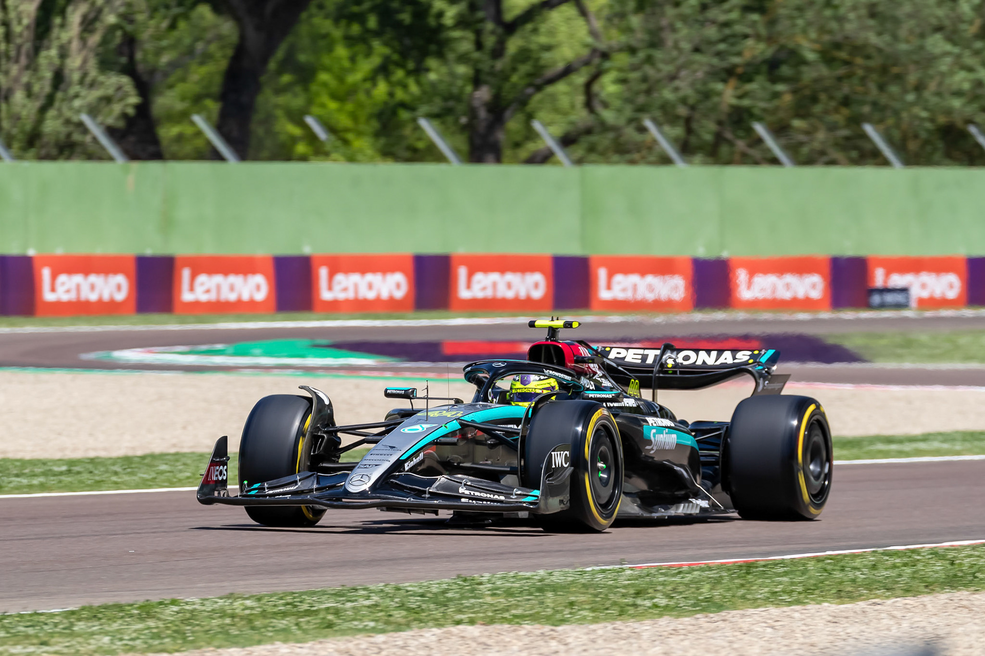 Lewis Hamilton #44, Mercedes-AMG Petronas F1 Team; F1 GP Imola / Italien Freitag, 17.05.2024