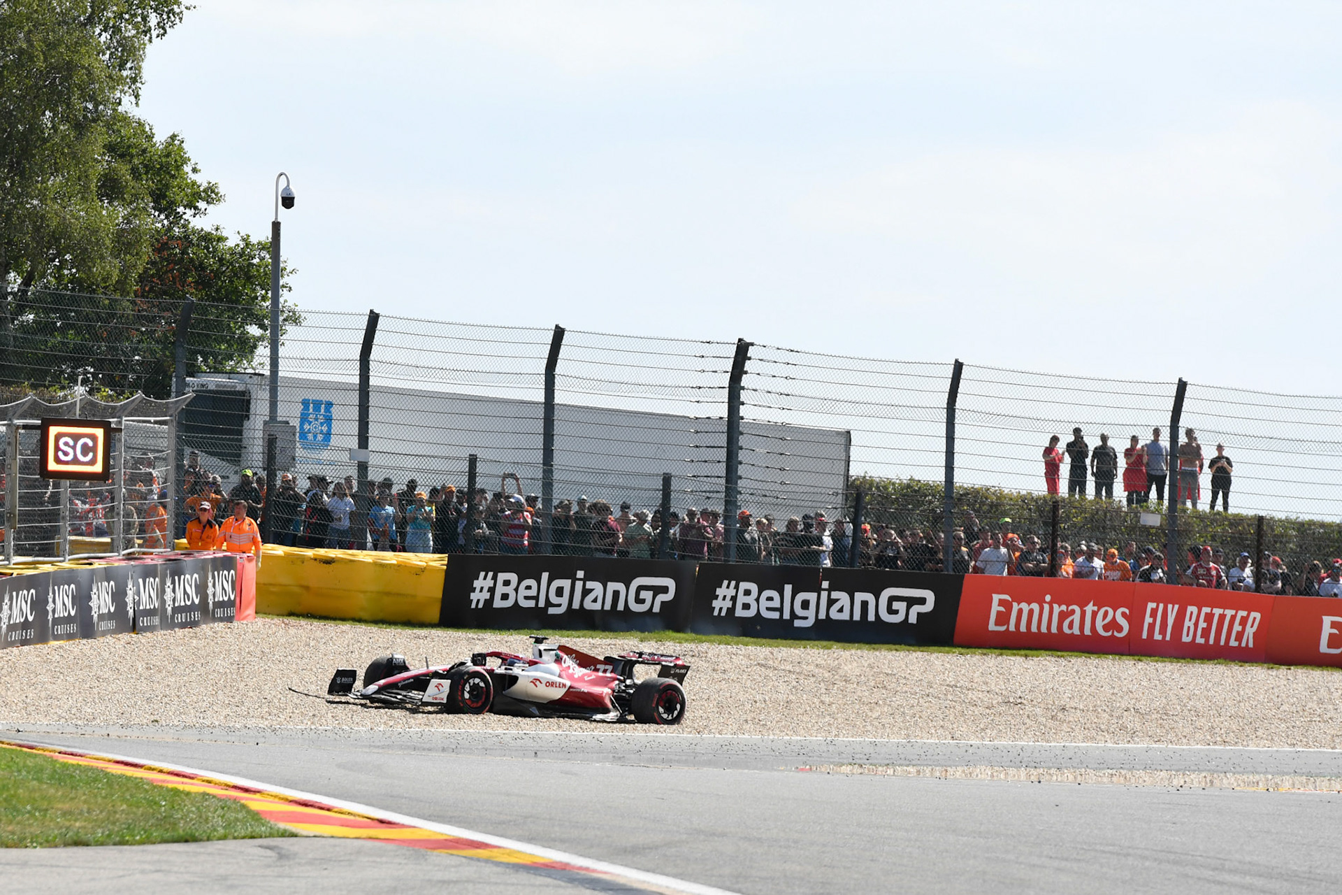 Valtteri Bottas (FIN) Alfa Romeo Racing; Formel 1 GP Belgien, Sonntag, 28.08.2022