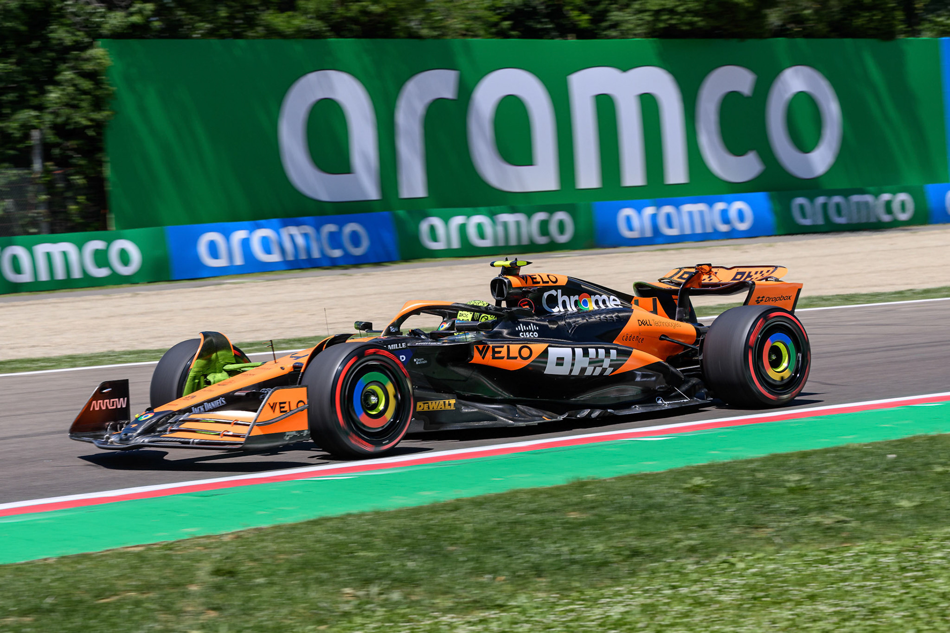 Lando Norris #4, McLaren Formula 1 Team; F1 GP Imola / Italien Freitag, 17.05.2024