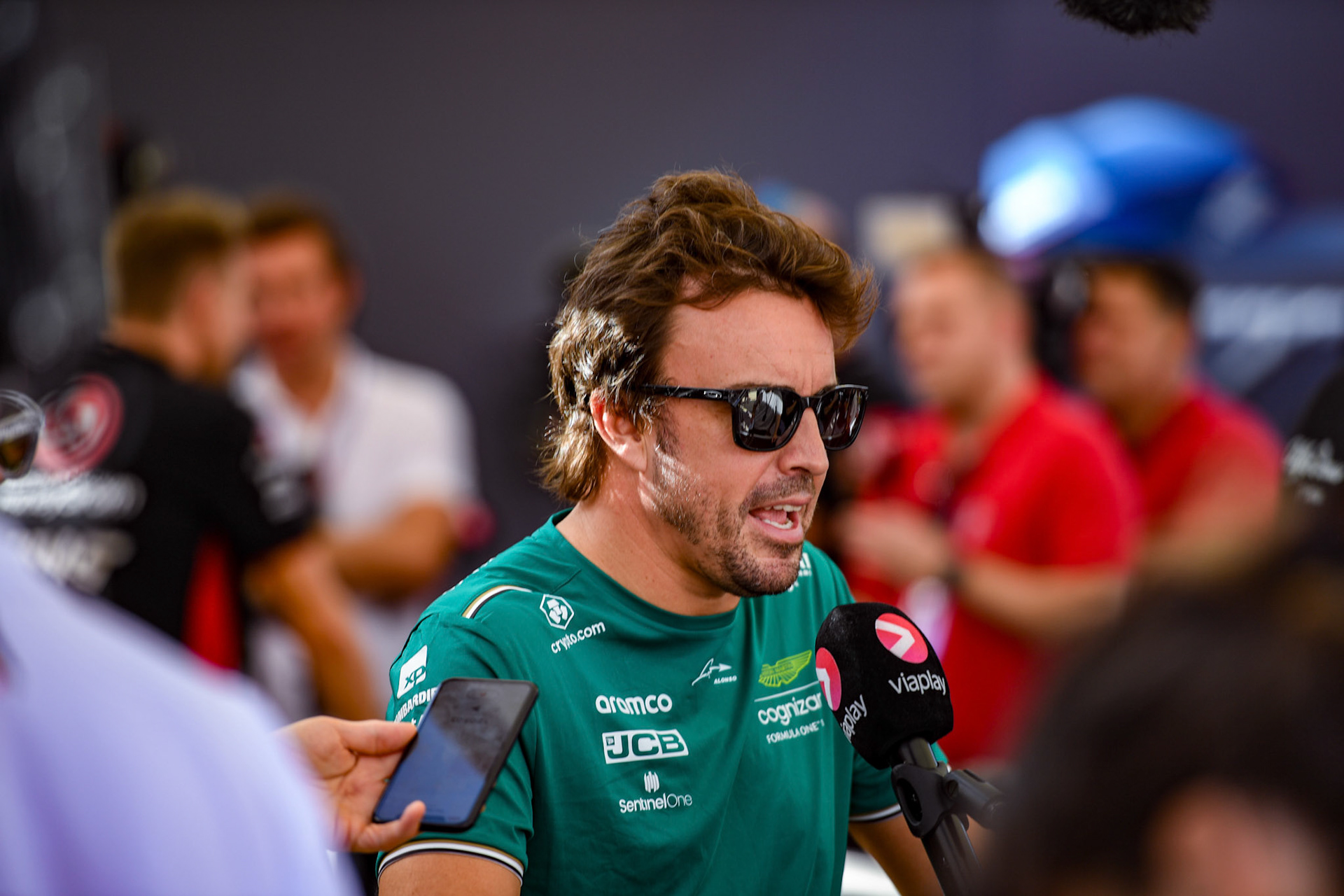 Fernando Alonso (ESP) Aston Martin Formula One Team; Formel 1 GP Abu Dhabi. Donnerstag 23.11.2023